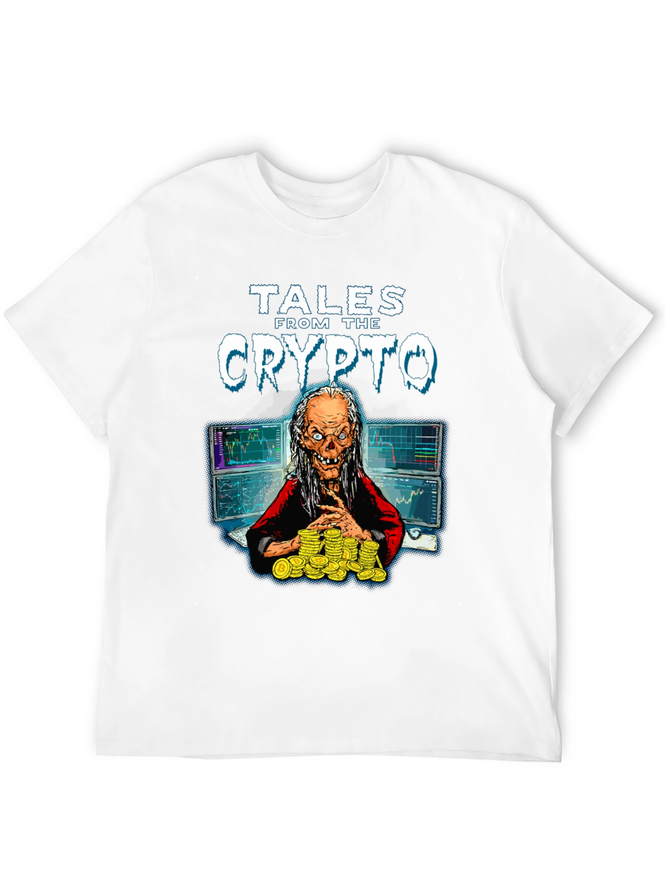 Black Tales From The Crypto Graphic T-Shirt view 12
