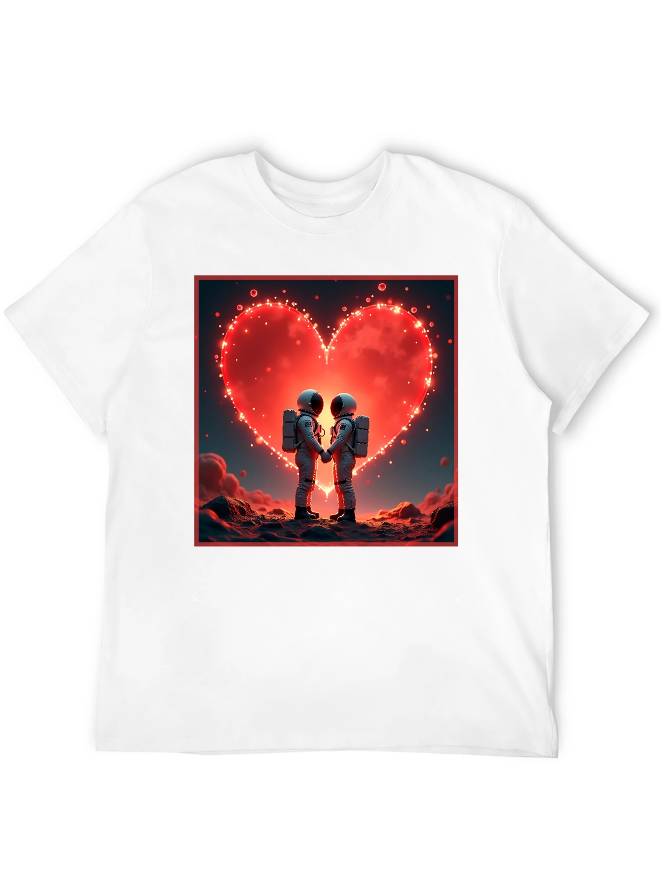 Astronaut Love T-Shirt, Space Romance Tee - 12