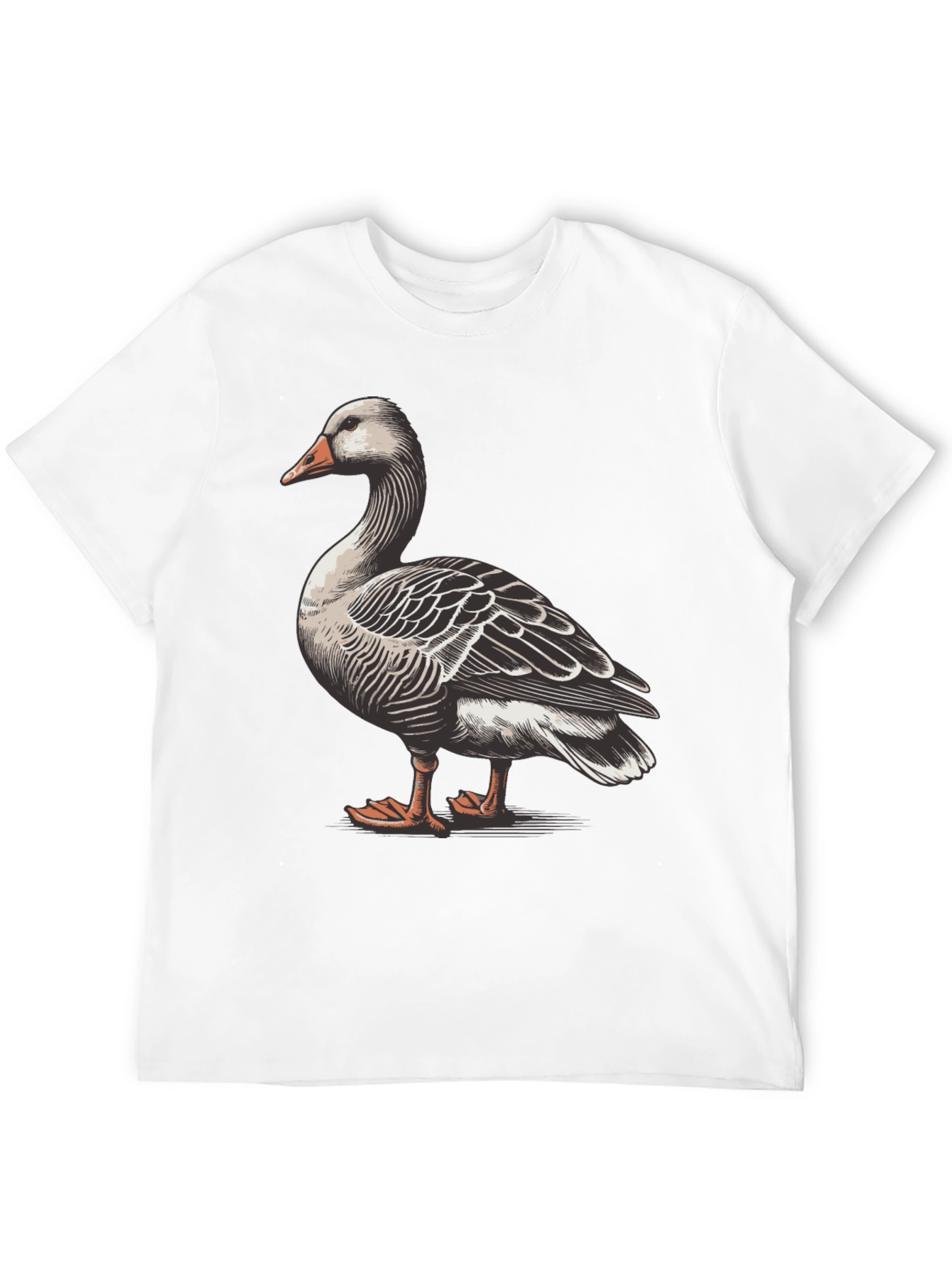 Black Goose Graphic T-Shirt - Black Casual Tee view 12