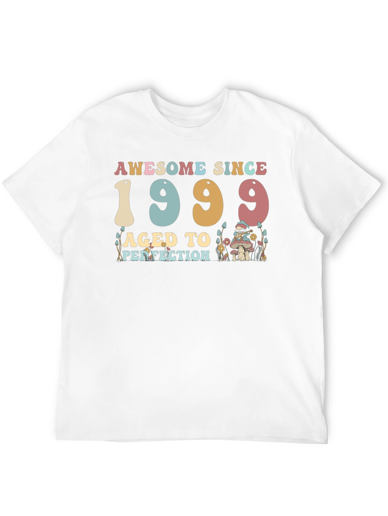 Black Awesome Since 1999 Aged to Perfection T-Shirt view 12