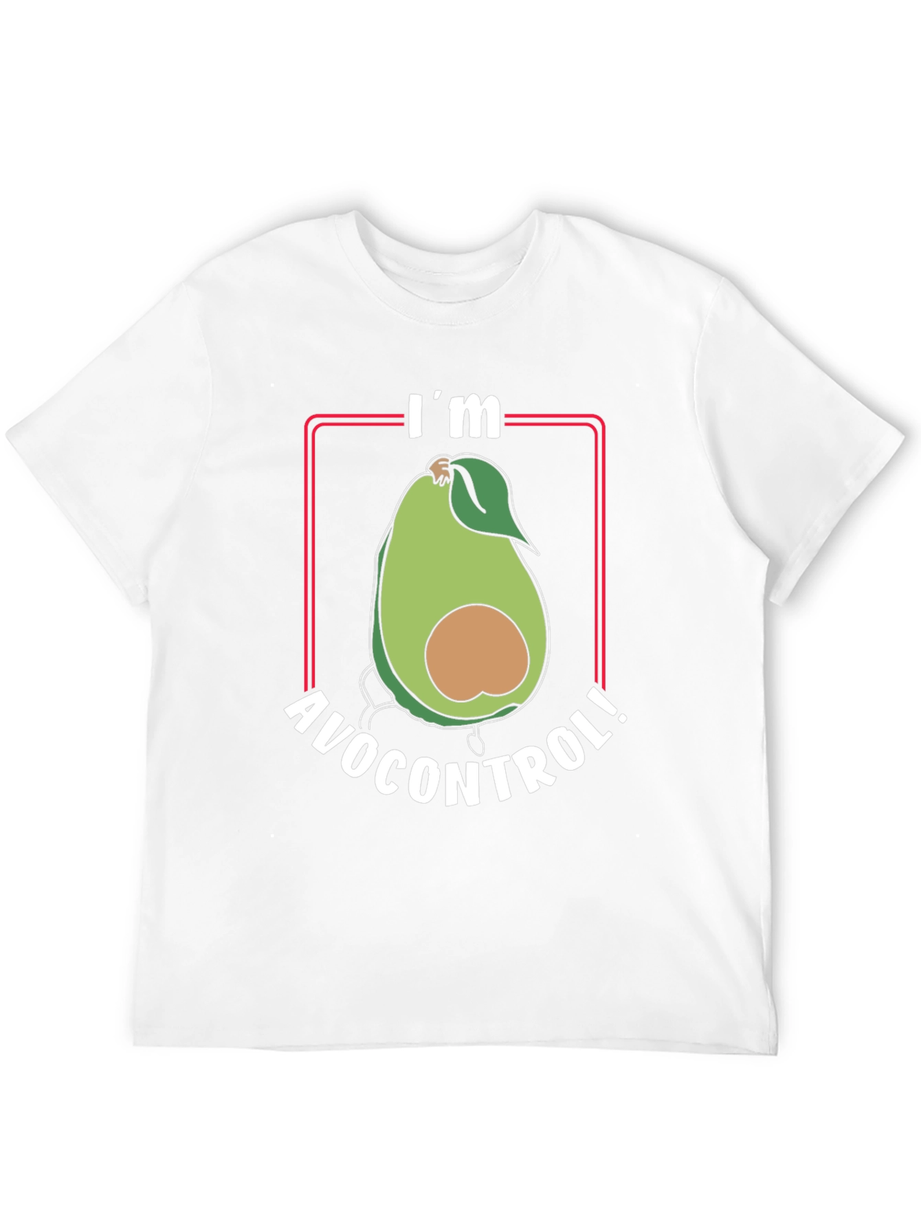 Black I'm Avocontrol T-Shirt - Funny Avocado Pun Tee view 12