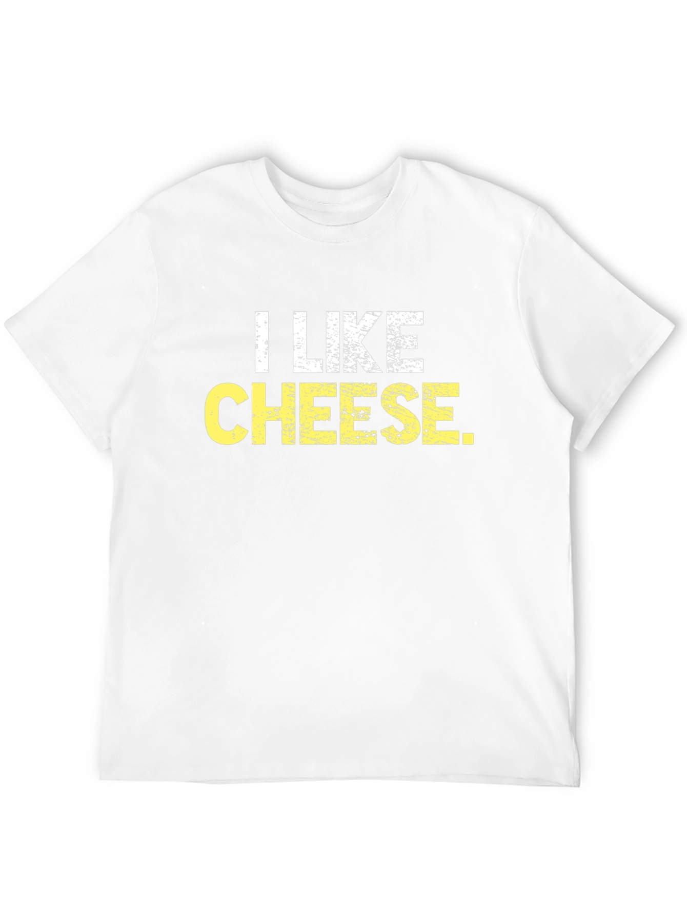 Black I Like Cheese Graphic Tee - Men's Black T-Shirt view 12