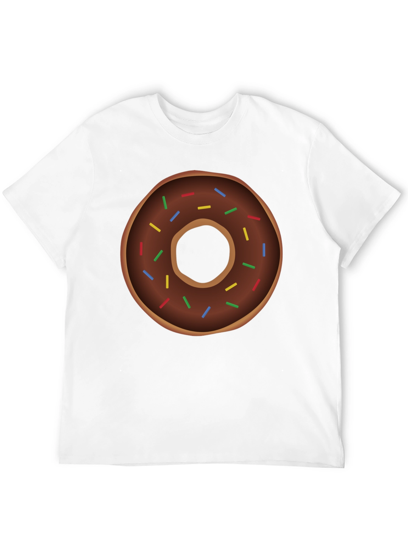 Black Novelty Donut Graphic T-Shirt - Casual & Fun! view 12