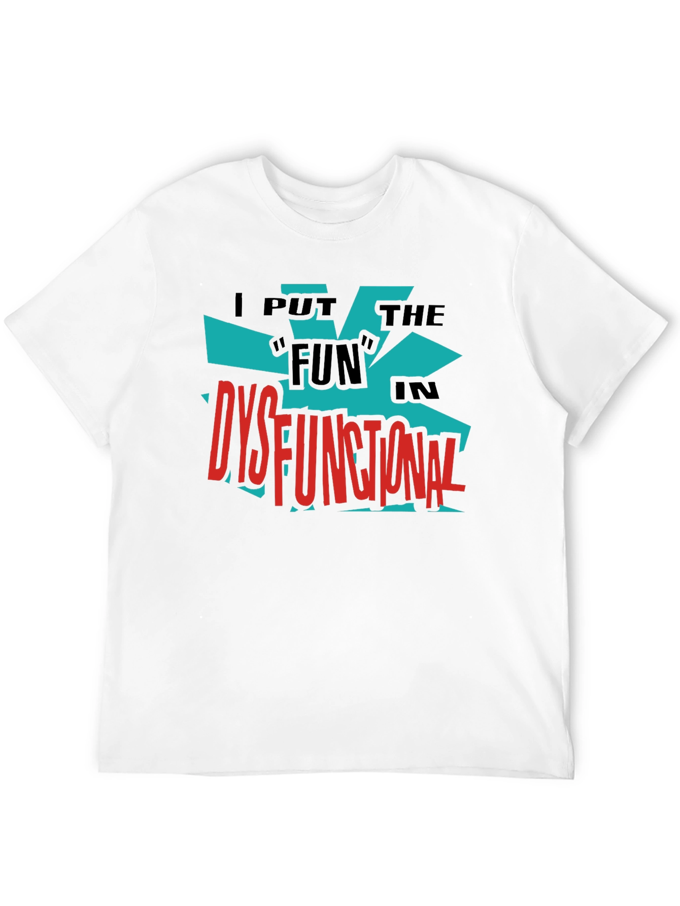 Black Dysfunctional Fun Graphic Tee - Bold Black Shirt view 12