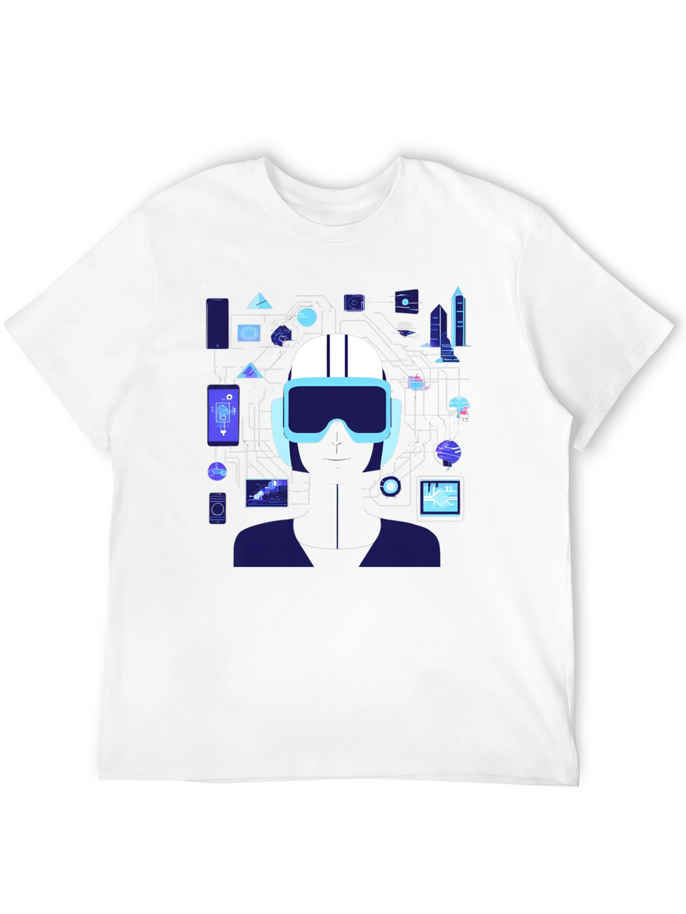 Black Tech Vision T-Shirt: Future is Now view 12