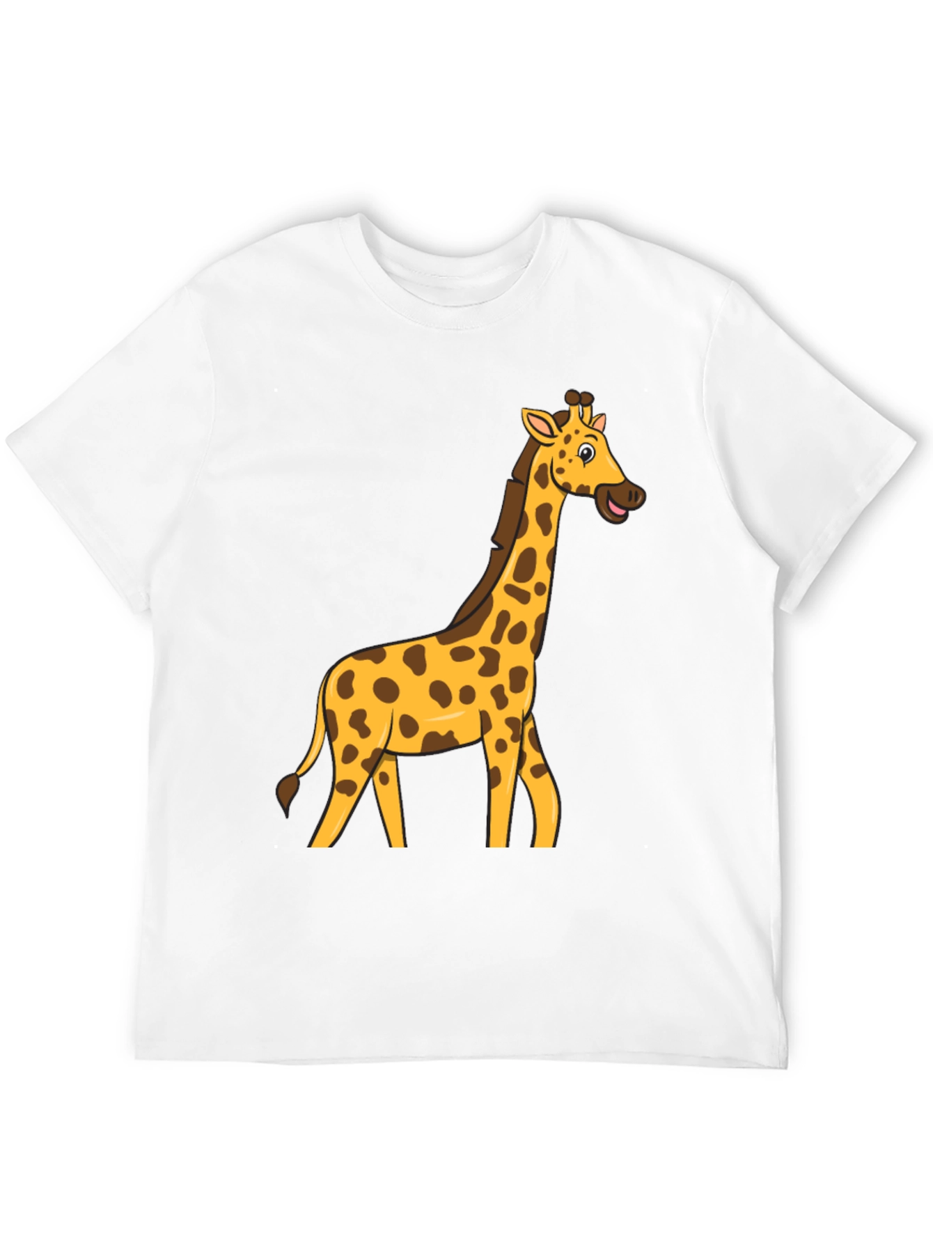 Black Giraffe Graphic T-Shirt - Fun Cartoon Tee view 12