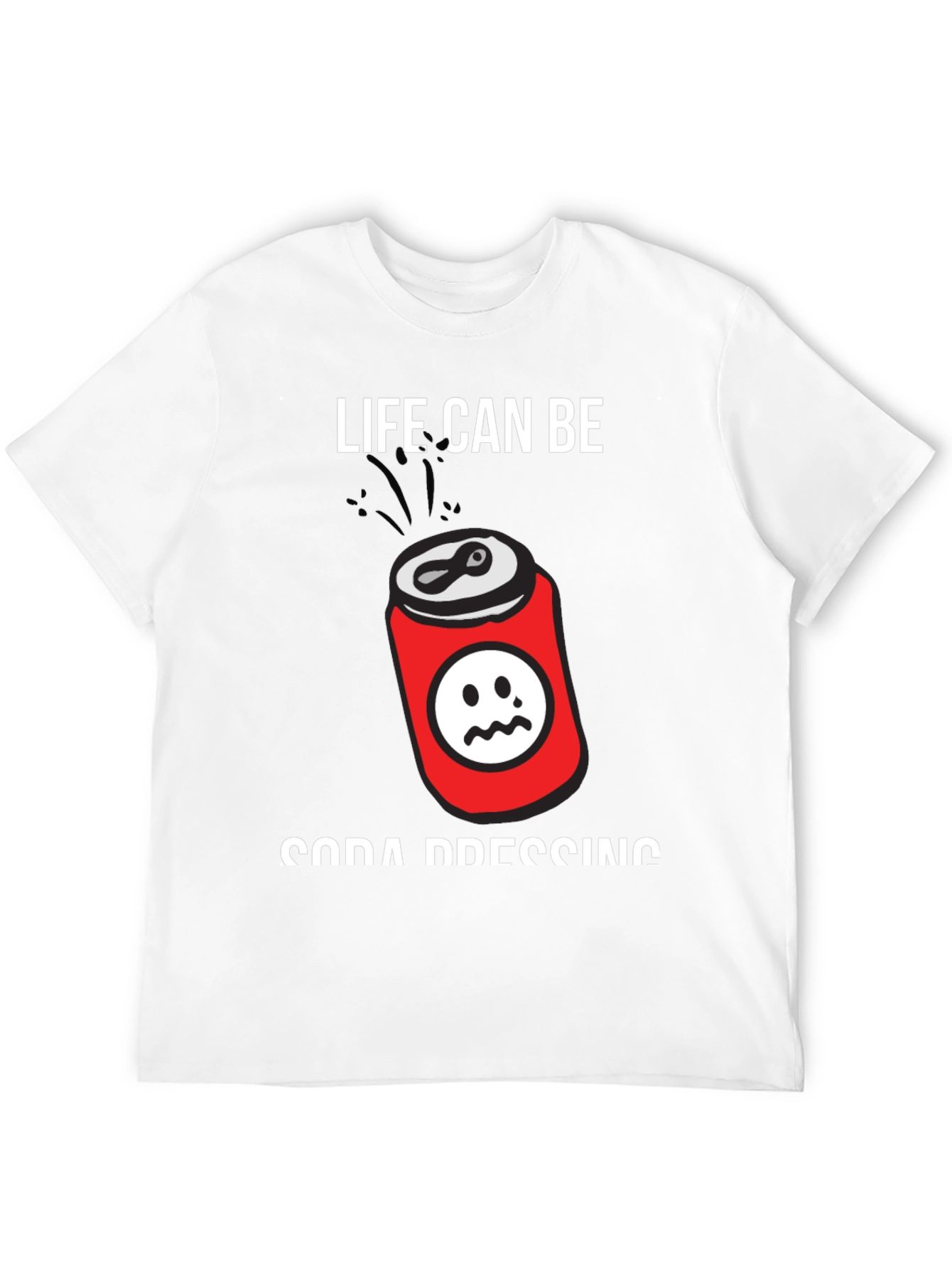 Black Life Can Be Soda Pressing Black T-Shirt view 12