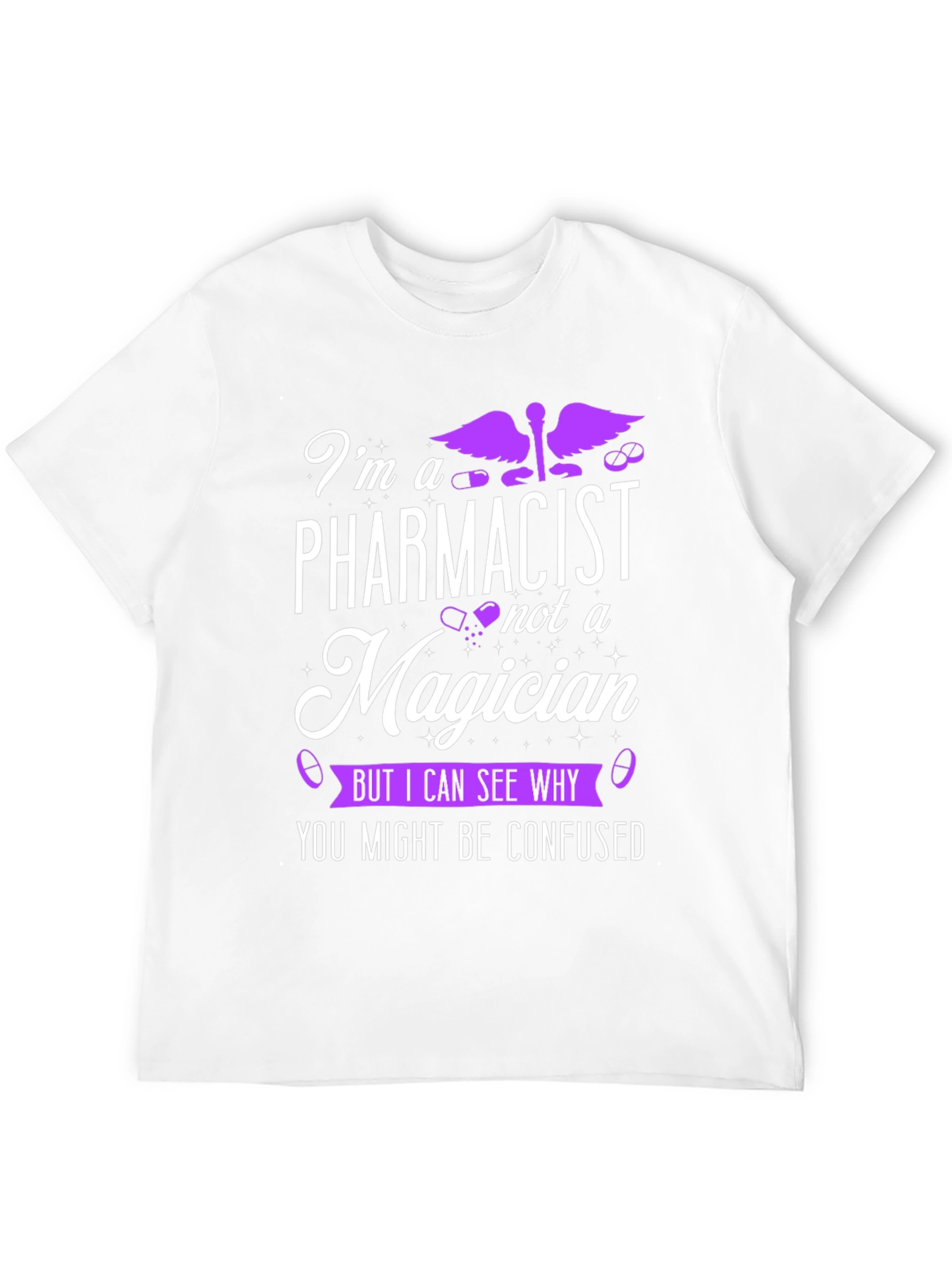 Black Pharmacist Magician Funny T-Shirt view 12