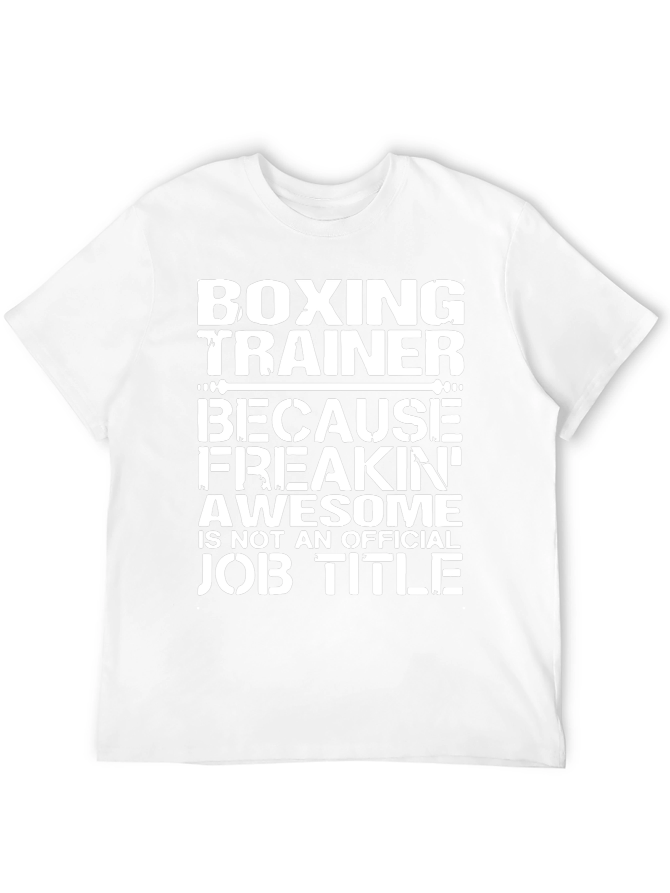 Black Boxing Trainer Awesome Job Title T-Shirt view 12