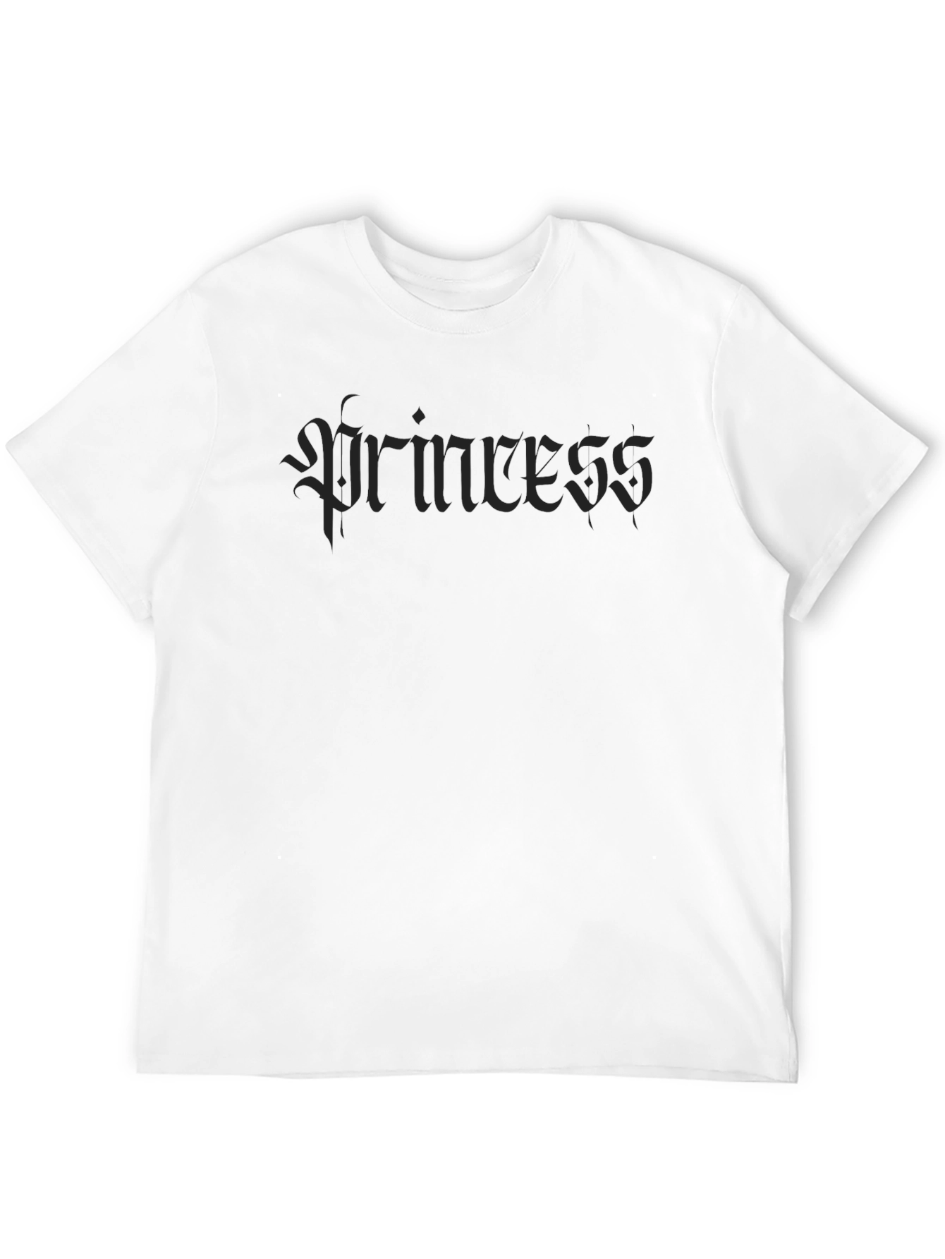 Black Princess Graphic Black T-Shirt view 12