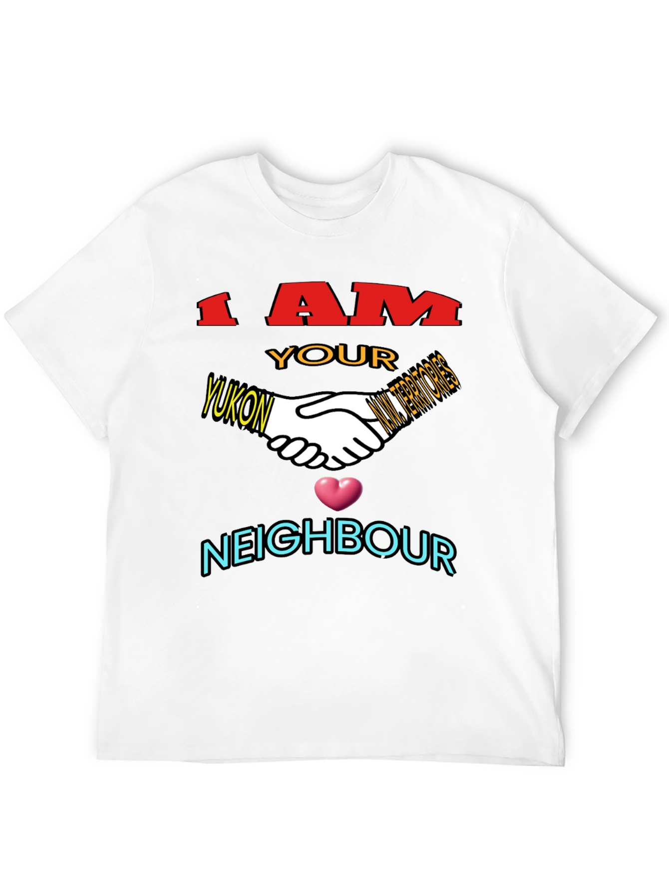 Black Yukon Neighbour T-Shirt - Unisex Graphic Tee view 12