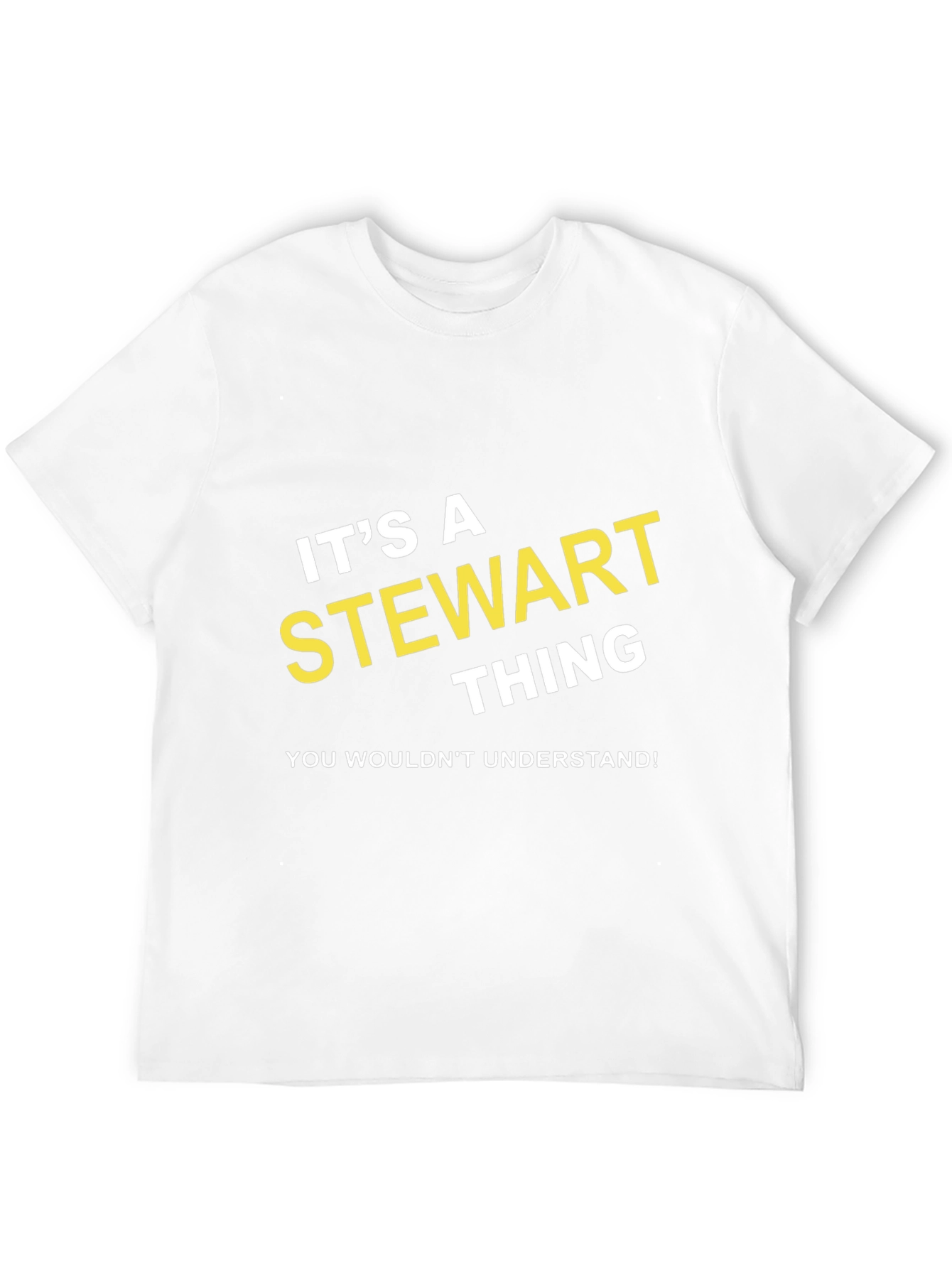 Black It's a Stewart Thing - Novelty T-Shirt view 12