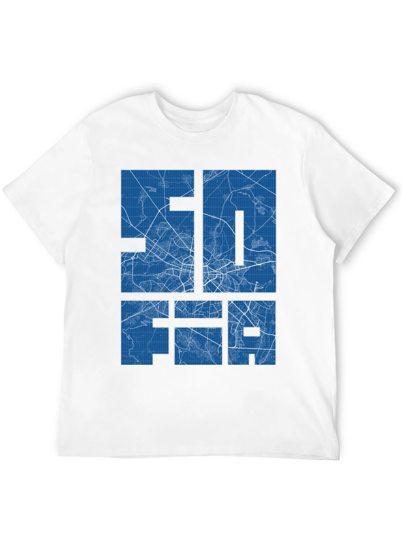 Black Sofia Blueprint Graphic T-Shirt view 12