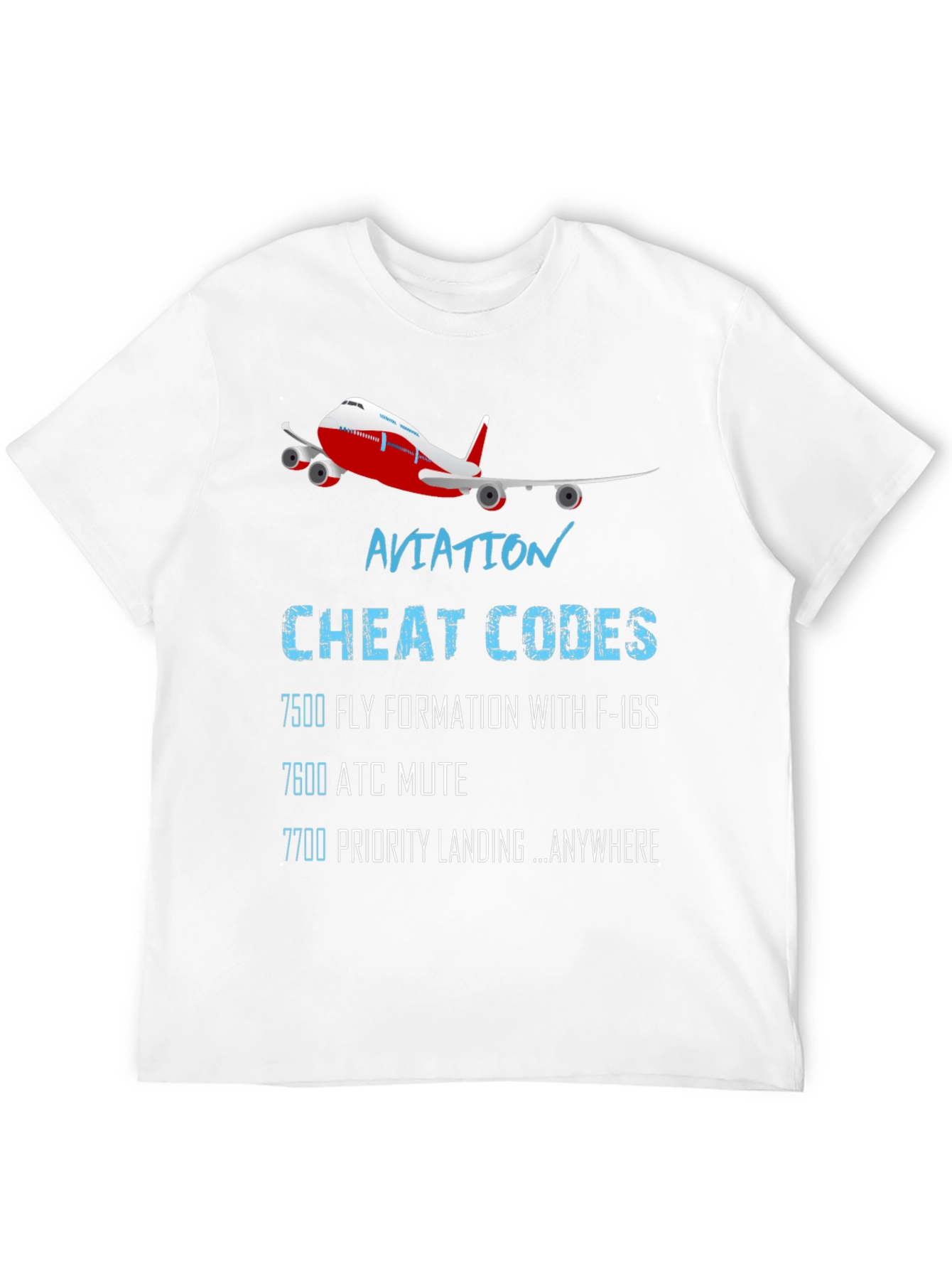 Aviation Cheat Codes T-Shirt - 12