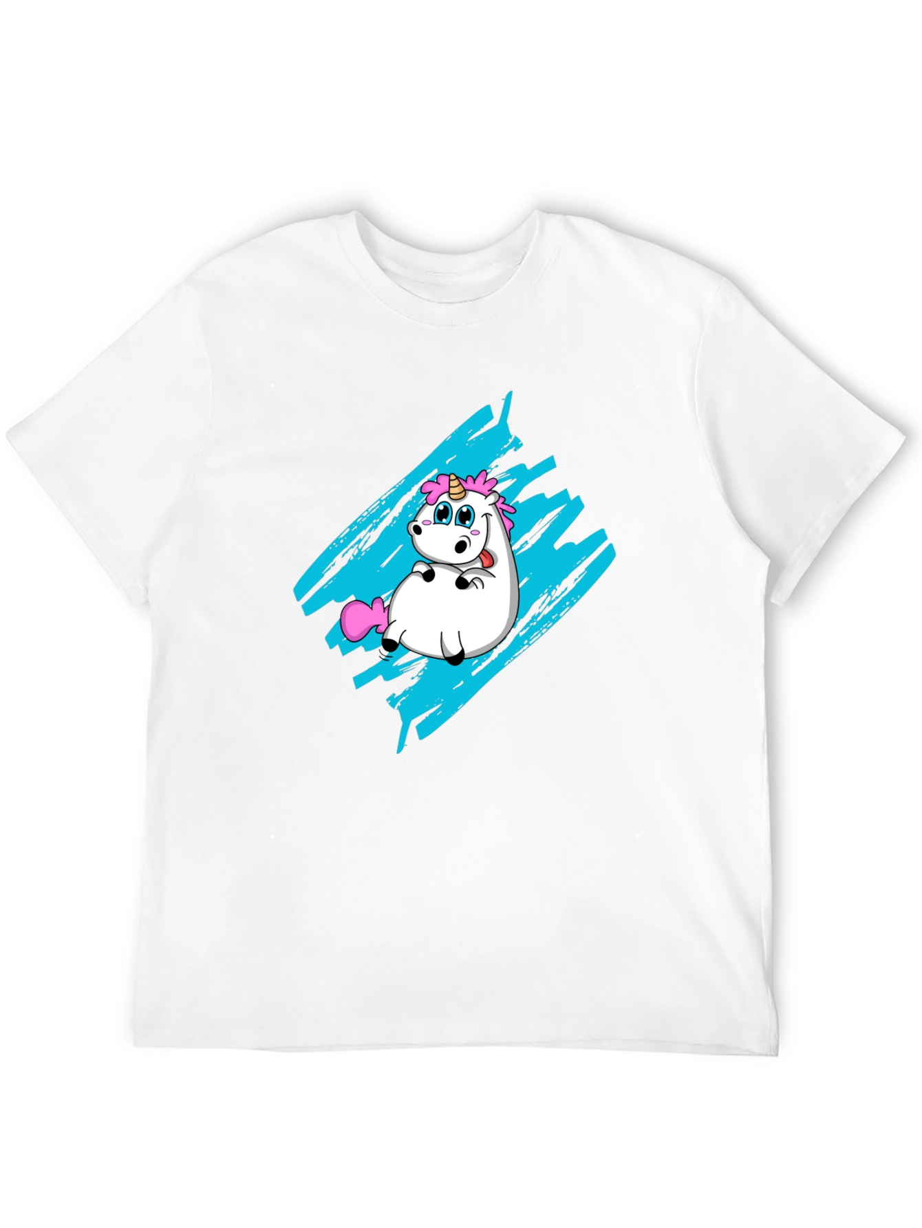 Black Unicorn Graphic Print Black T-Shirt view 12