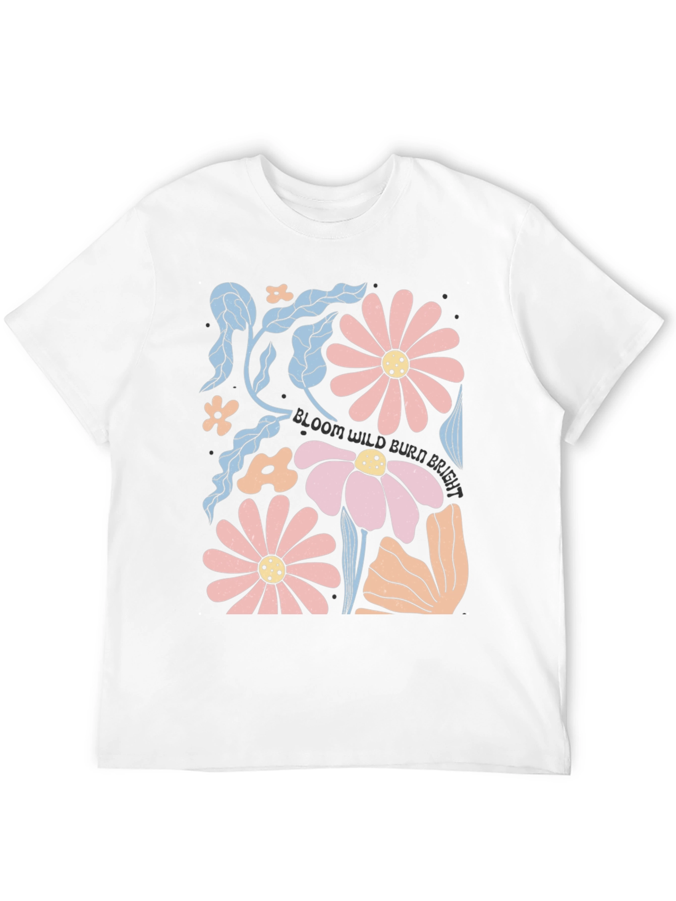 Black Bloom Wild Burn Bright Graphic Tee view 12