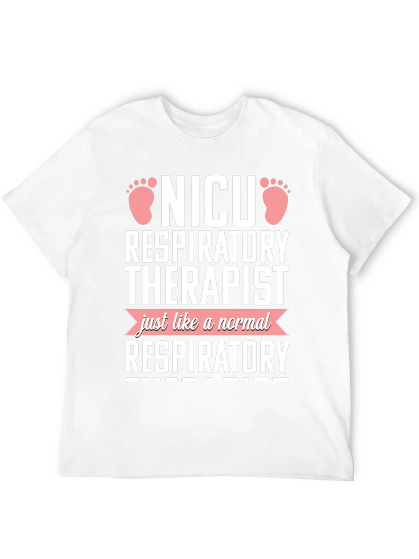 Black NICU Respiratory Therapist Novelty T-Shirt view 12