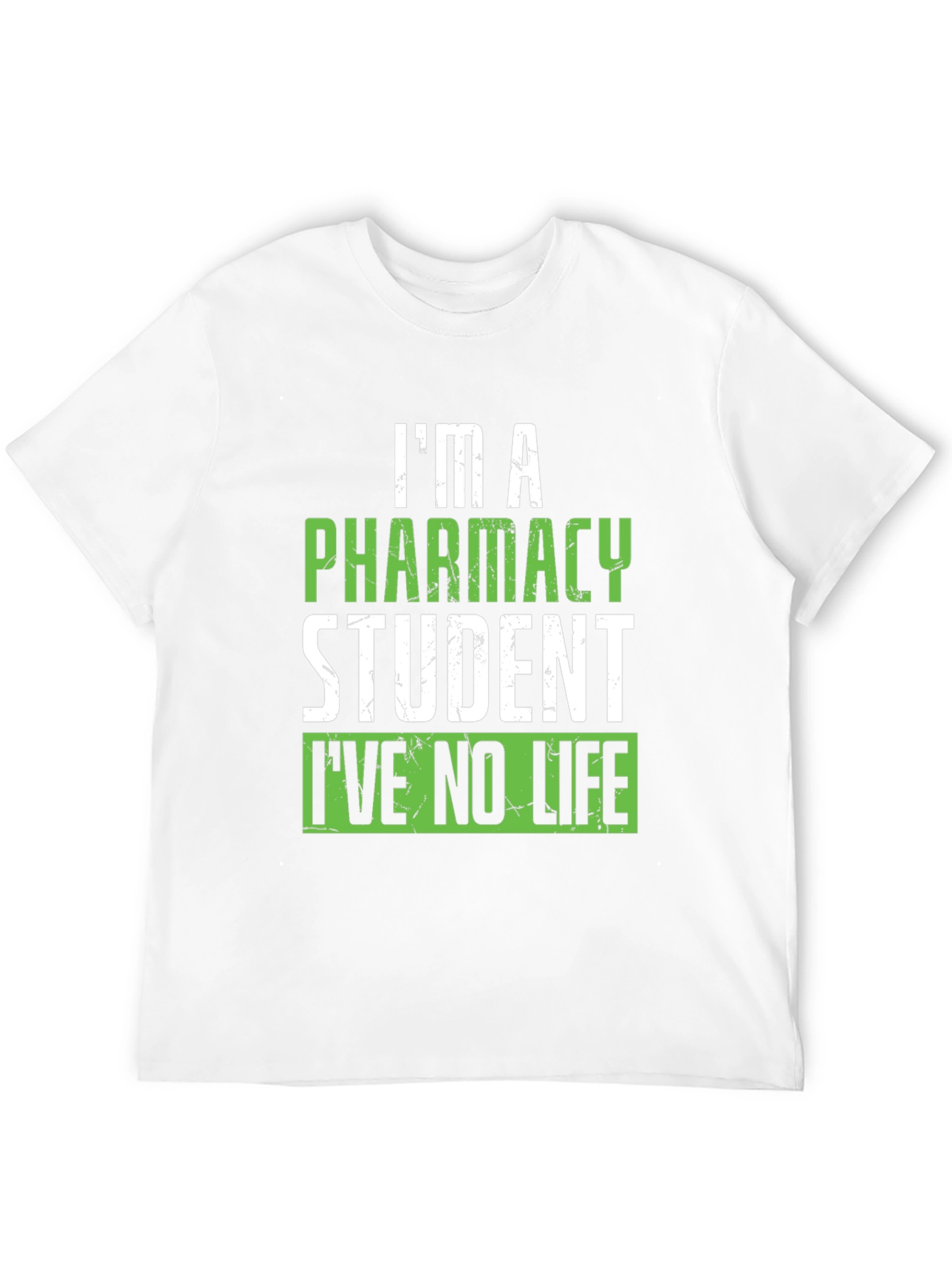 Black Pharmacy Student Funny Graphic T-Shirt view 12
