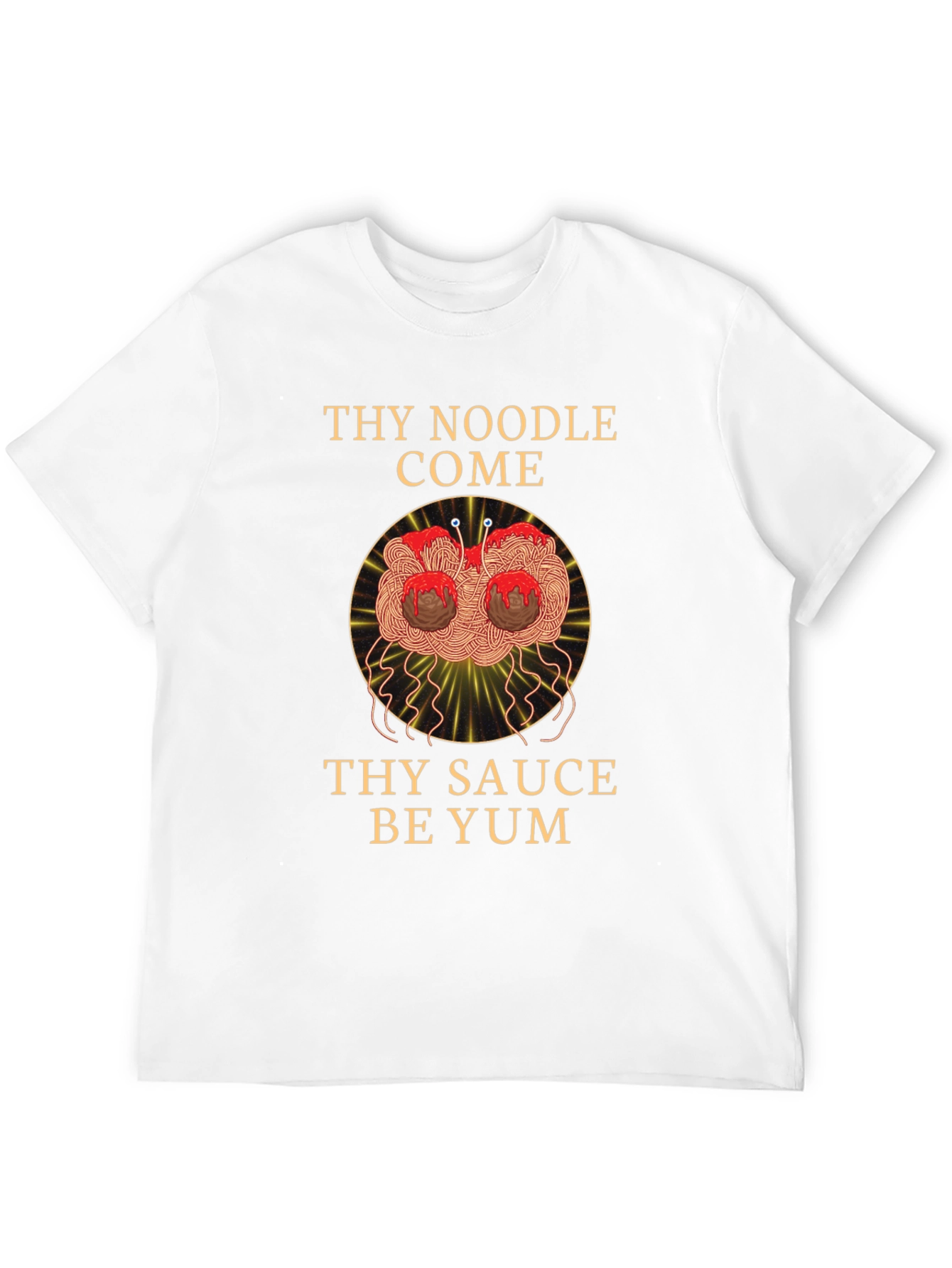 Black Noodle Come Sauce Yum T-Shirt view 12