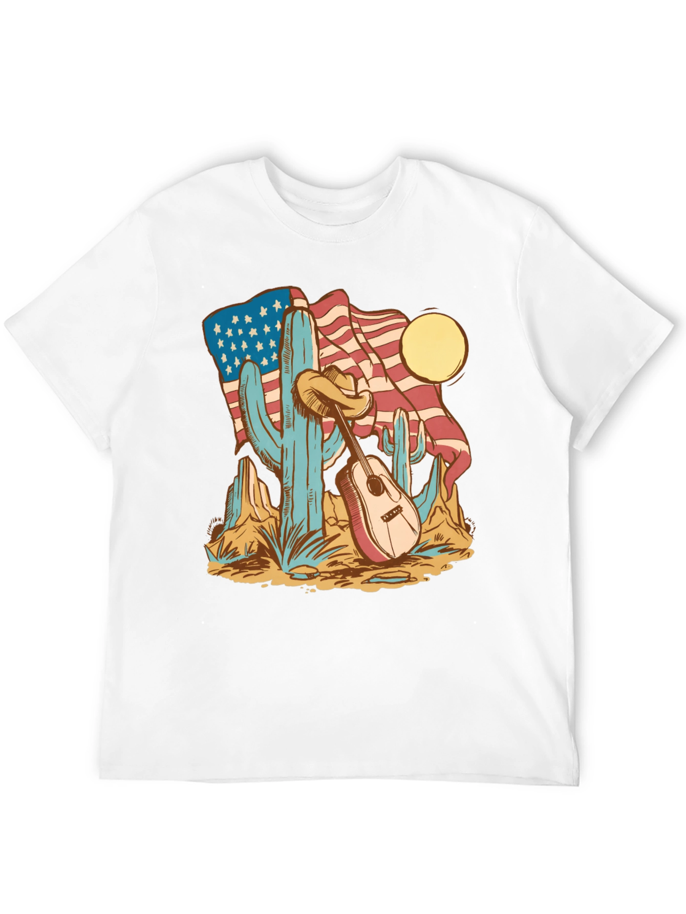American Desert Guitar T-Shirt - 12