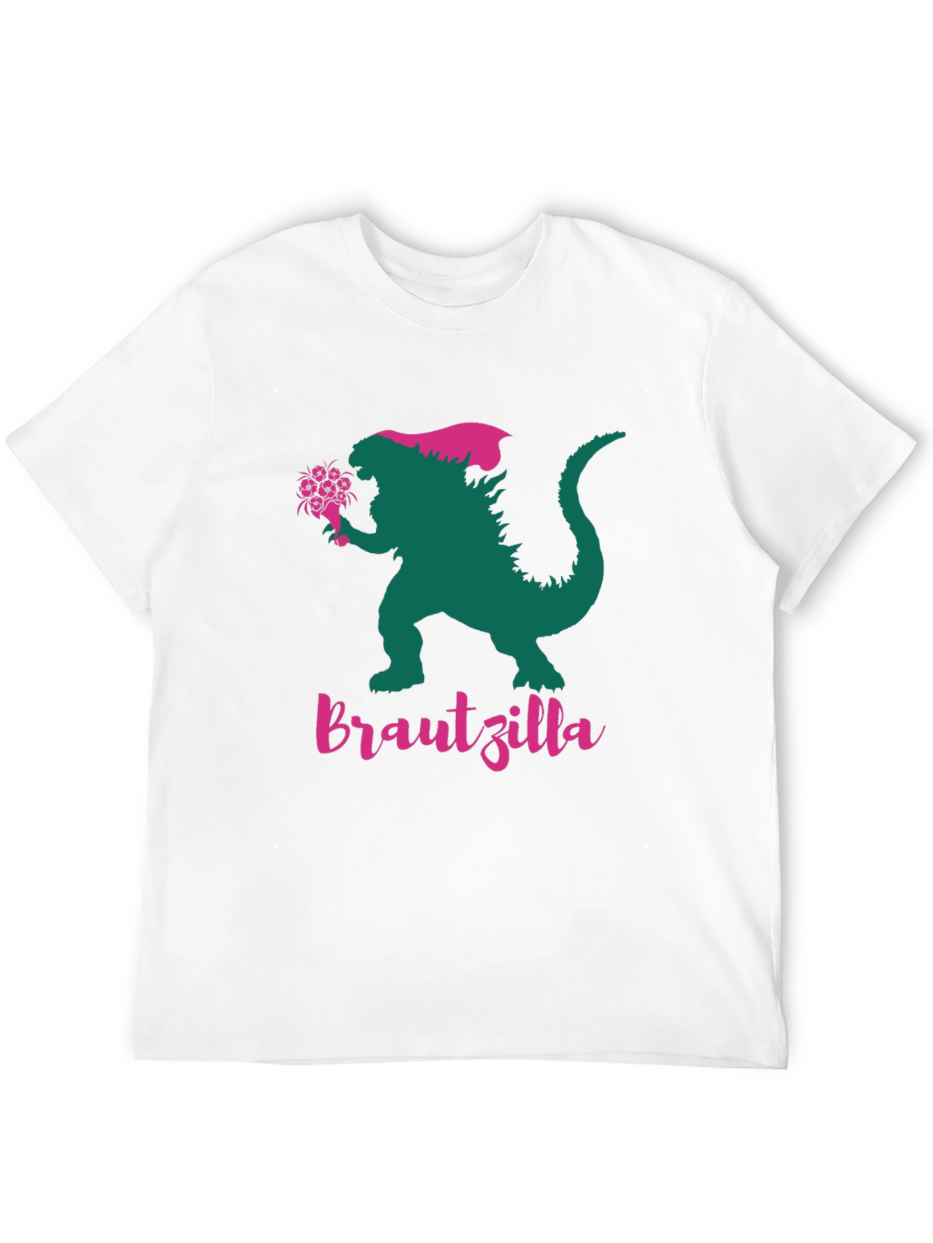 Black Bridesauruszilla Graphic Tee - Hilarious Bridal Shirt view 12