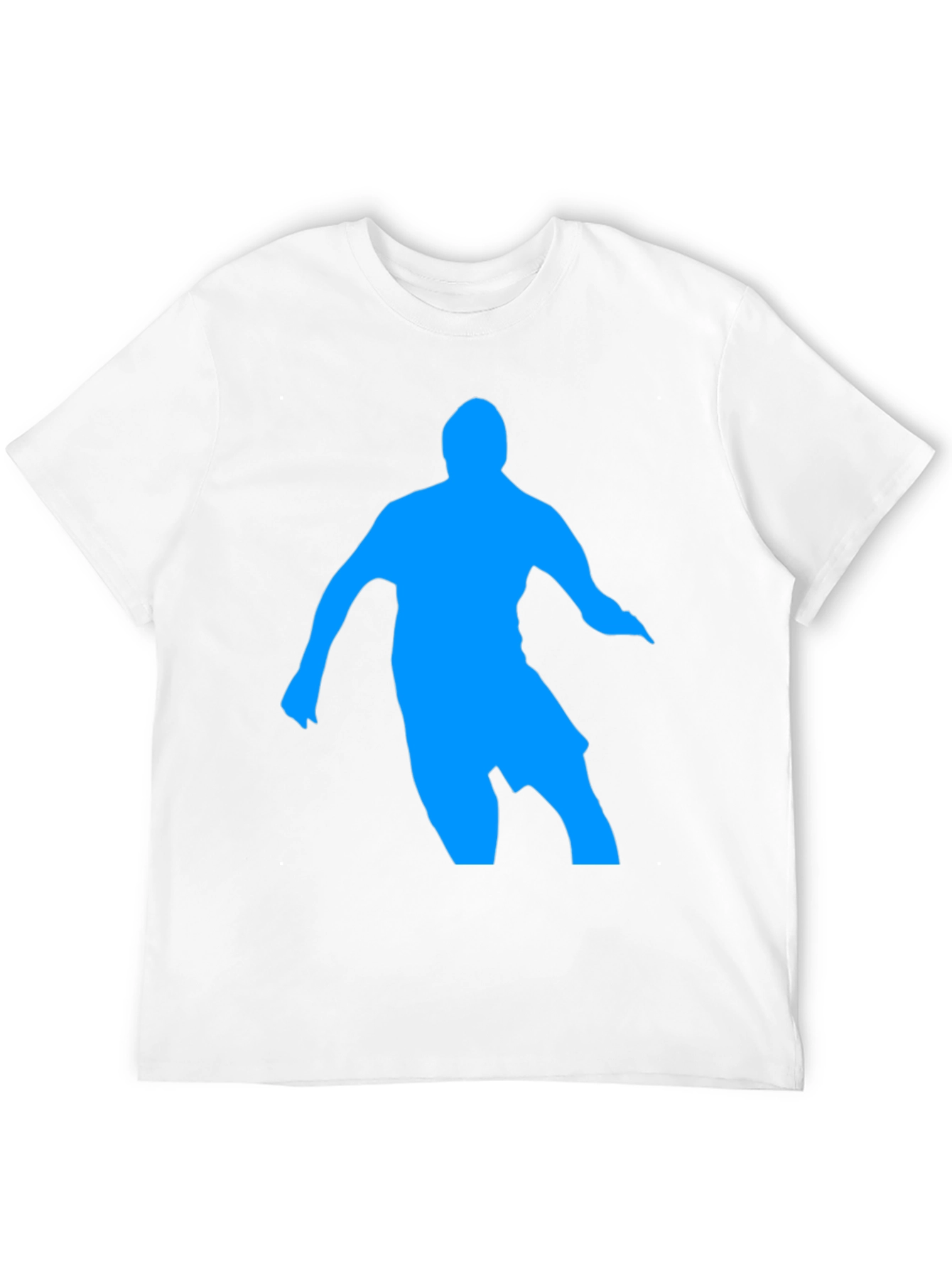 Black Blue Silhouette Graphic Black T-Shirt view 12