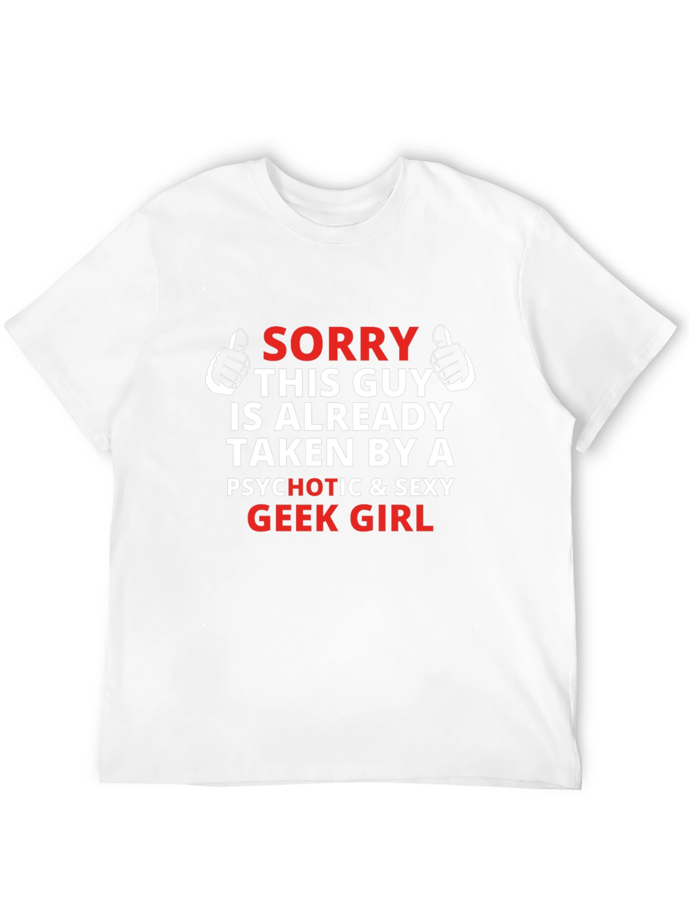 Black Funny "Taken by a Geek Girl" Graphic Tee view 12