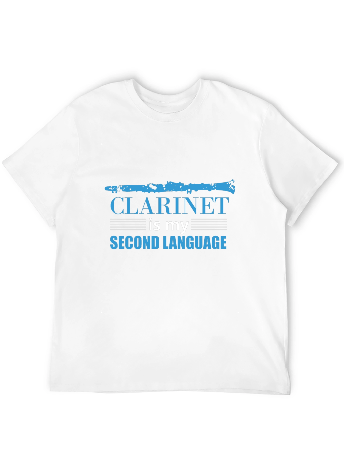 Black Clarinet is My Second Language Black T-Shirt view 12
