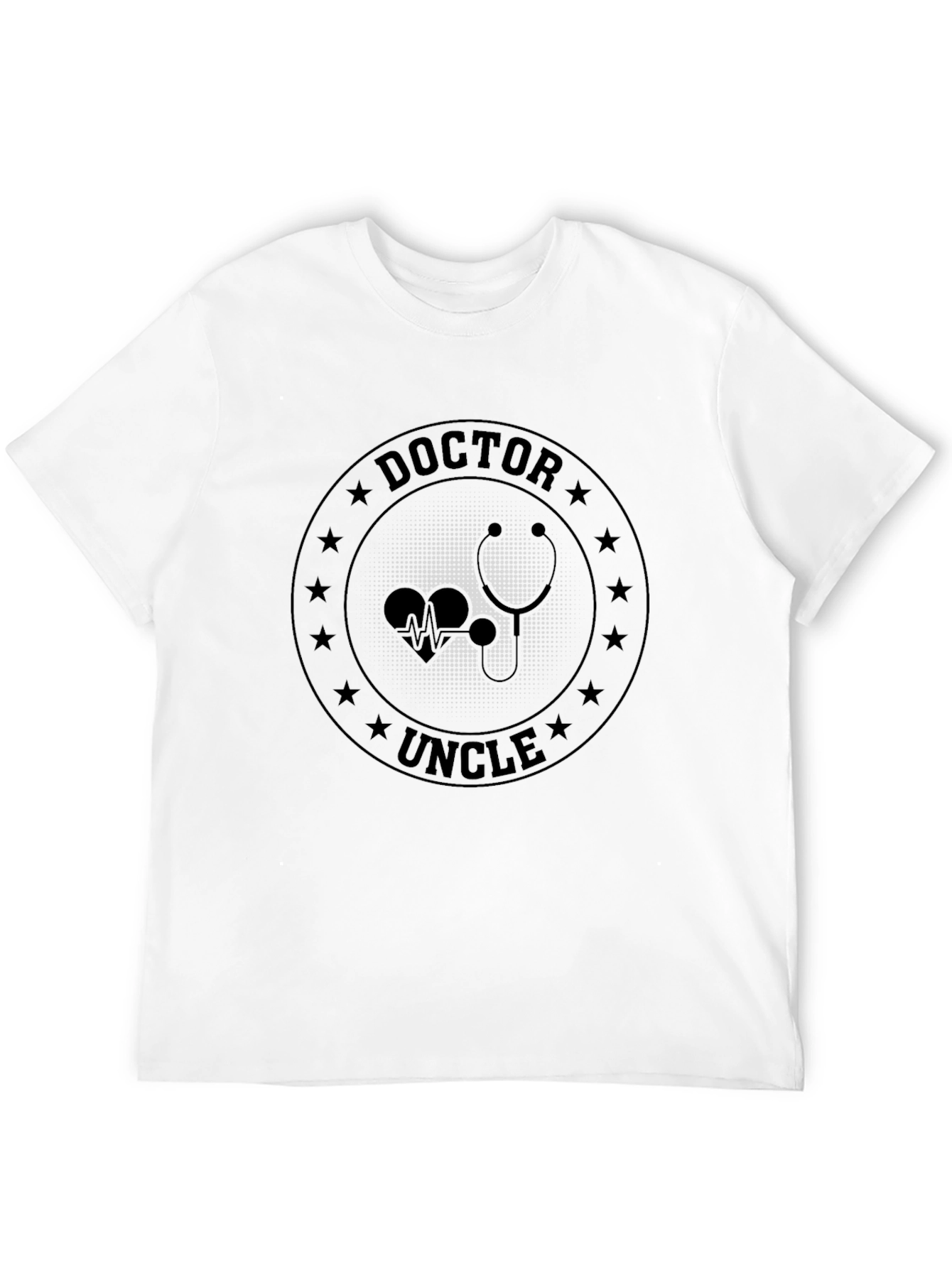 Black Doctor Uncle Graphic Tee - Medical Profession view 12