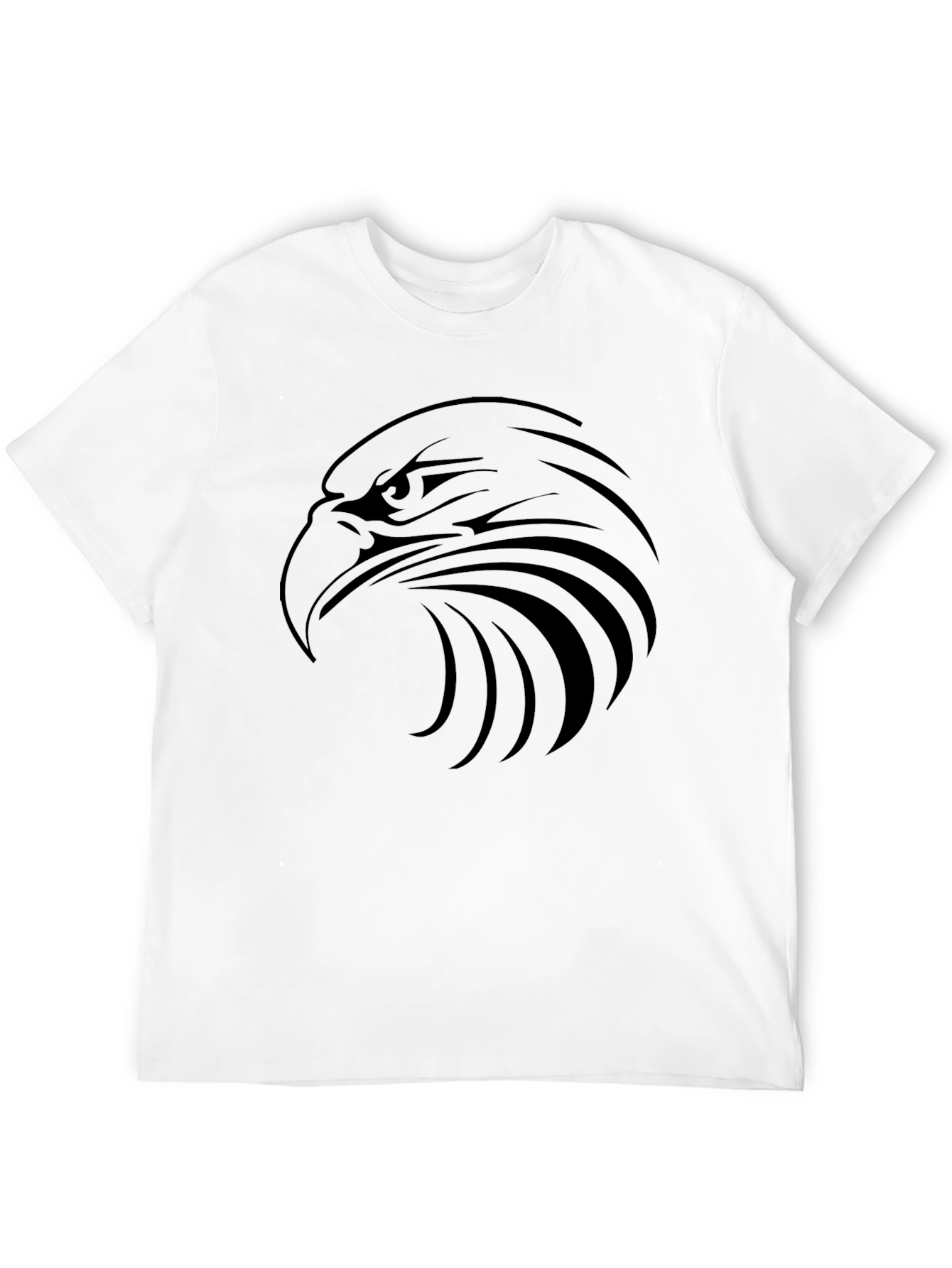 Black Bold Eagle Graphic Black T-Shirt view 12