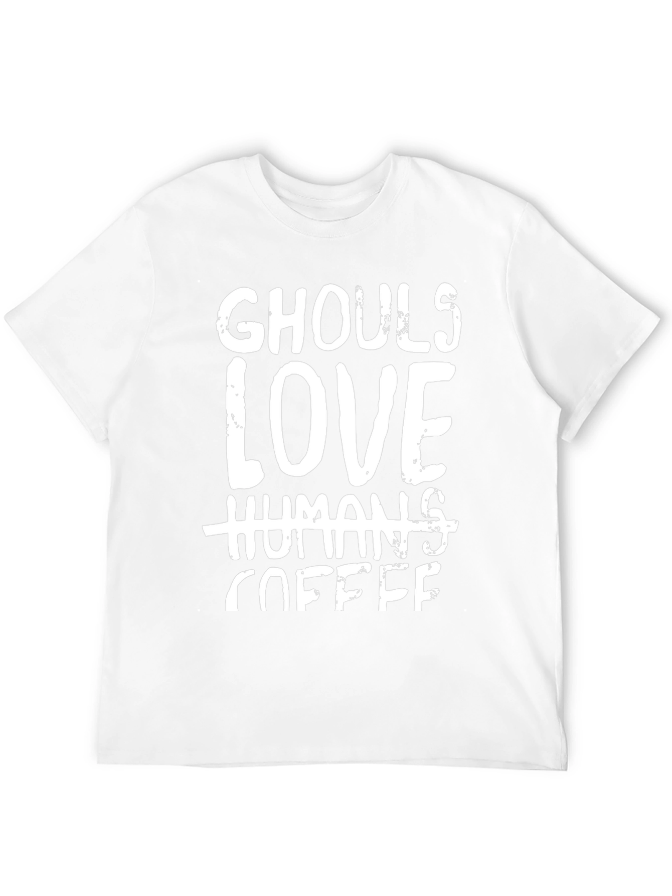 Black Ghouls Love Coffee T-Shirt - Funny Halloween Tee view 12