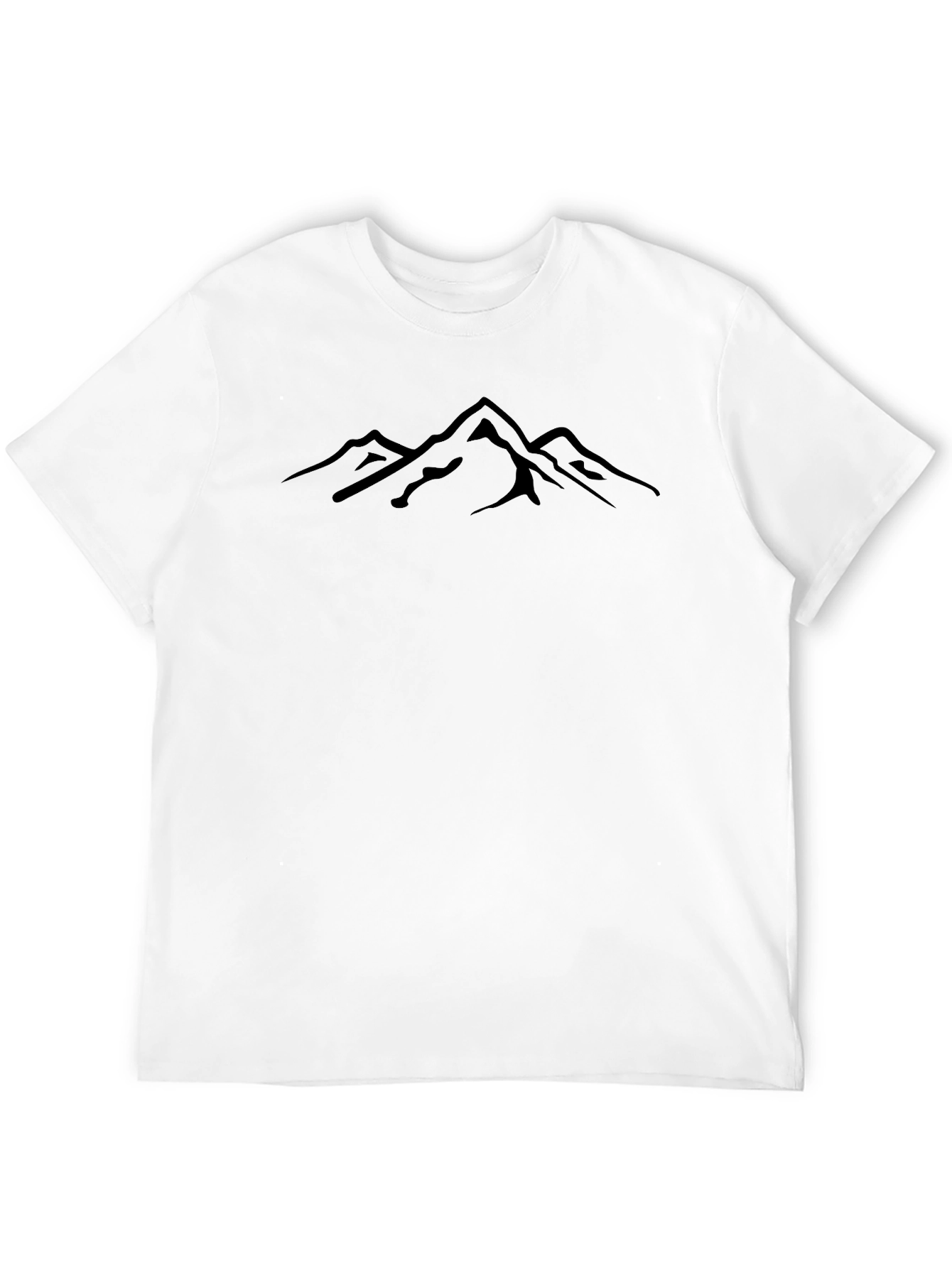 Black Mountain Graphic Black T-Shirt view 12