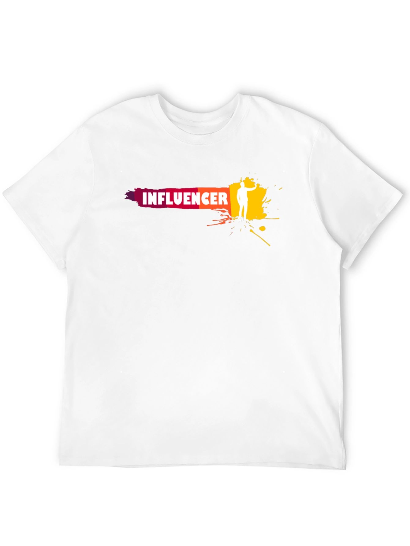 Black Influencer T-Shirt - Trendy Graphic Tee view 12
