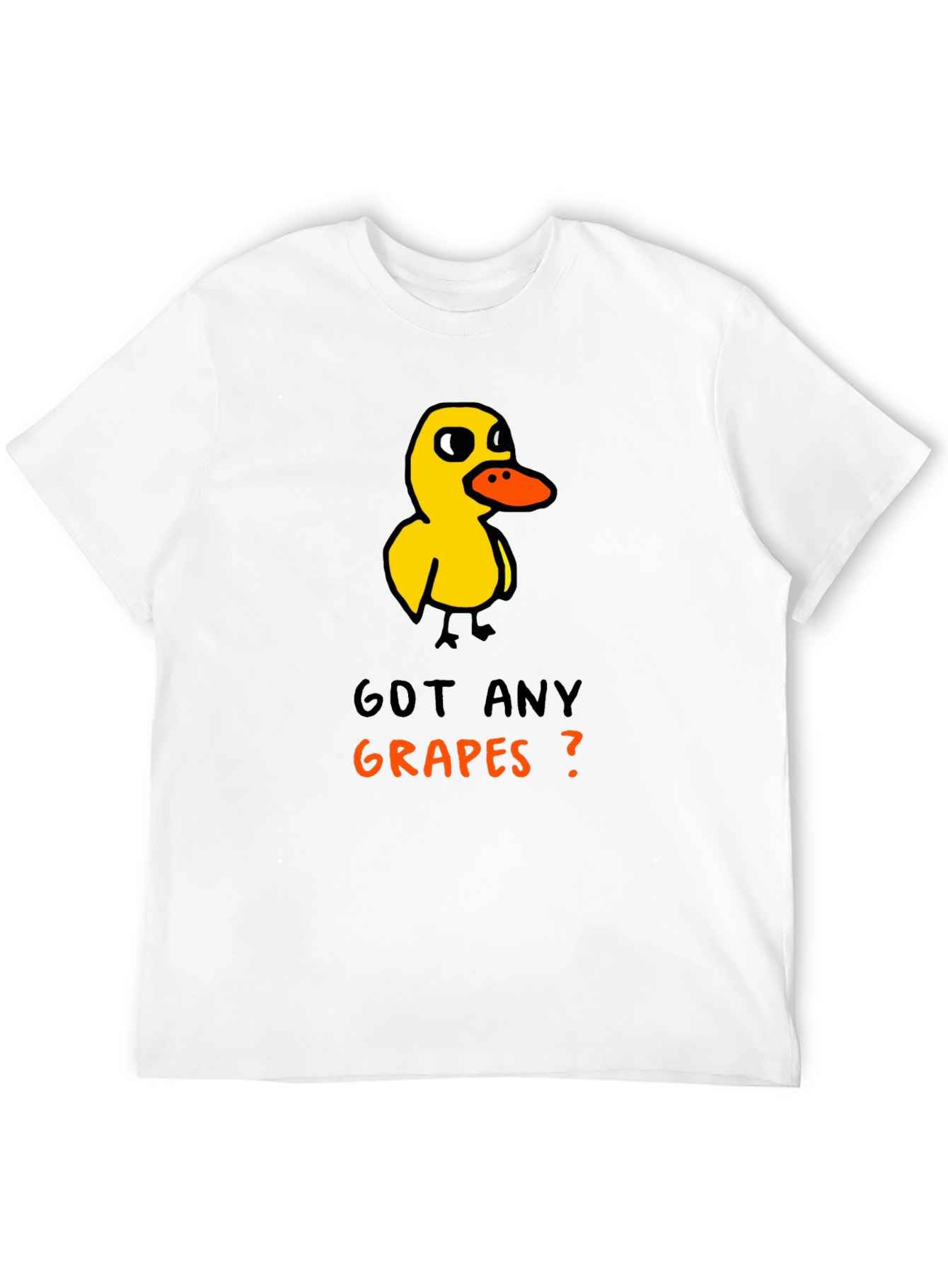 Black Got Any Grapes Duck T-Shirt view 12