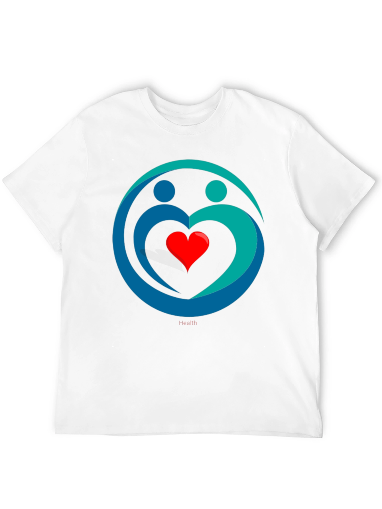 Black Heart Health Graphic Tee - Black Casual Comfort view 12