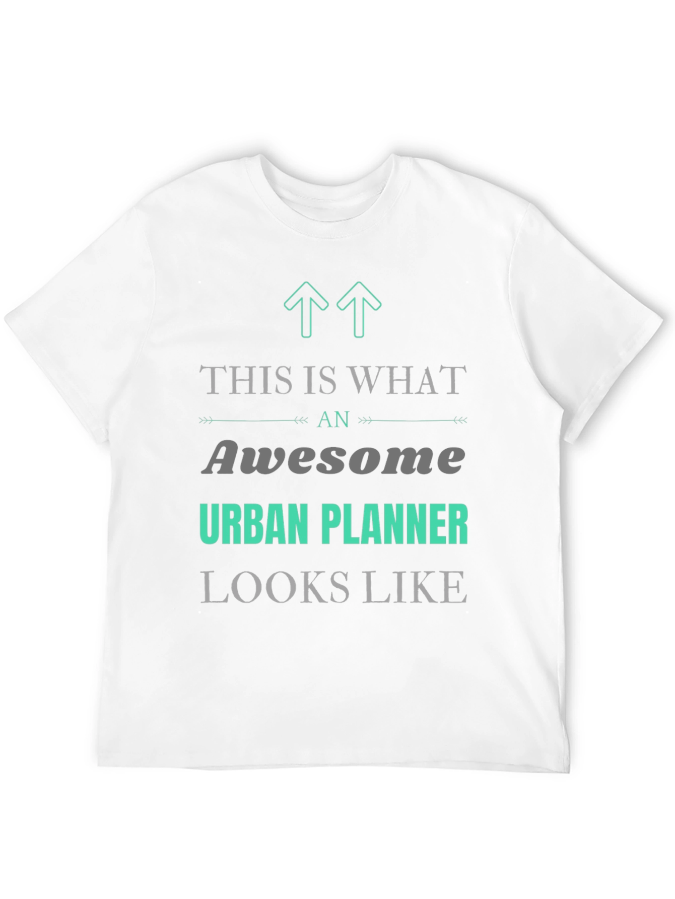 Black Awesome Urban Planner T-Shirt: Stylish Career Pride Apparel view 12