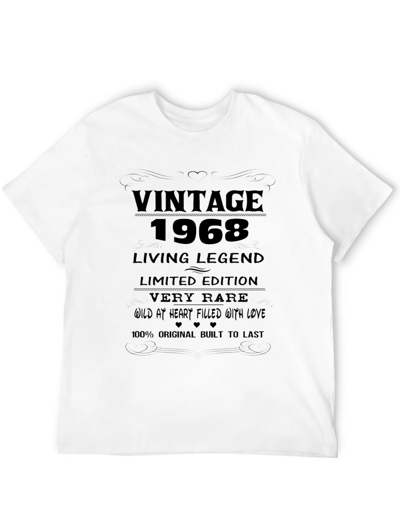 Black Vintage 1968 Living Legend Graphic T-Shirt view 12