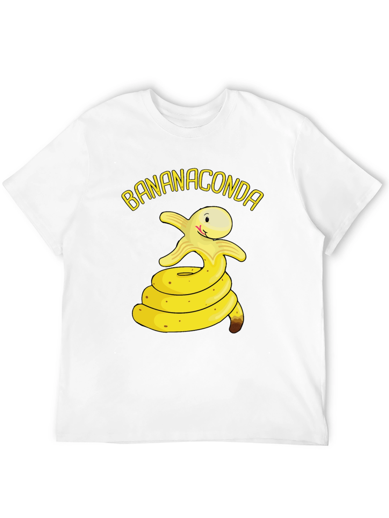 Black Bananaconda Funny Graphic T-Shirt view 12