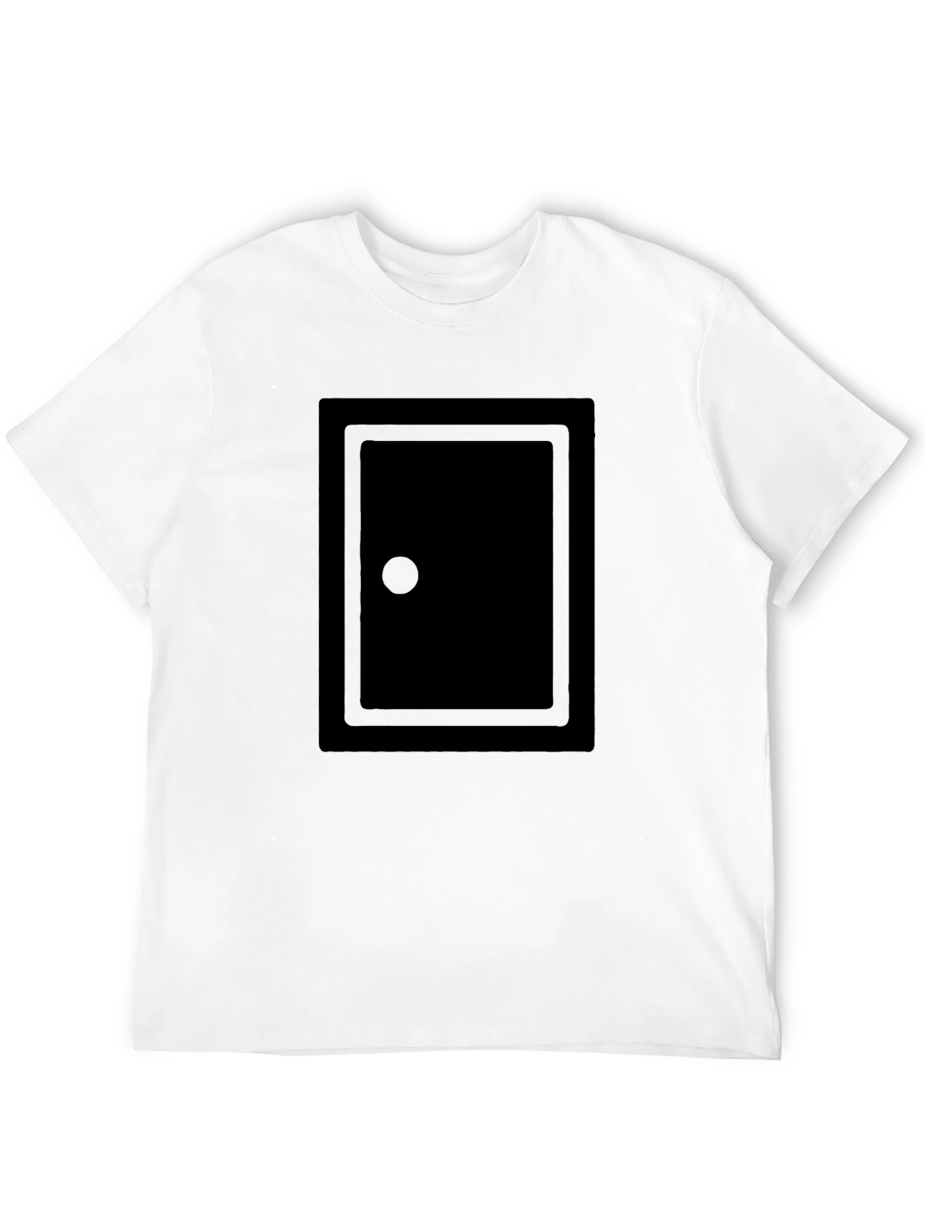 Black Men's Black Graphic Print T-Shirt view 12