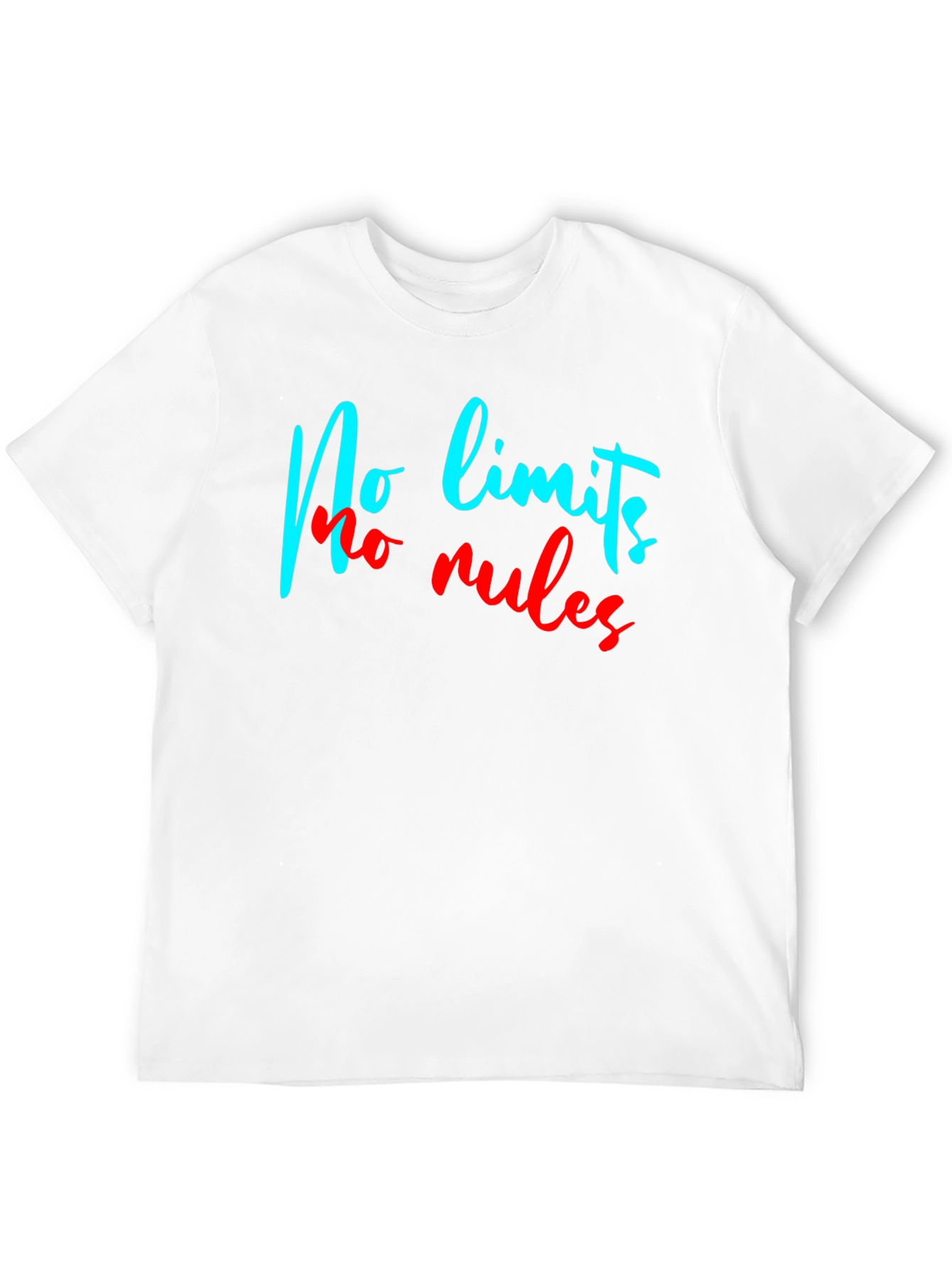 Black No Limits No Rules Graphic T-Shirt view 12