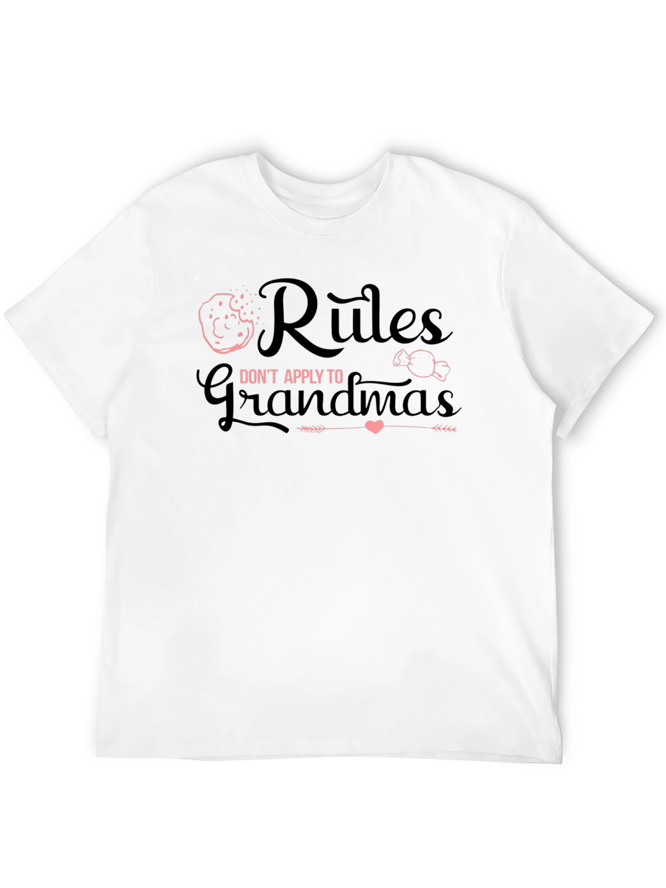 Black Rules Don't Apply To Grandmas Black T-Shirt view 12
