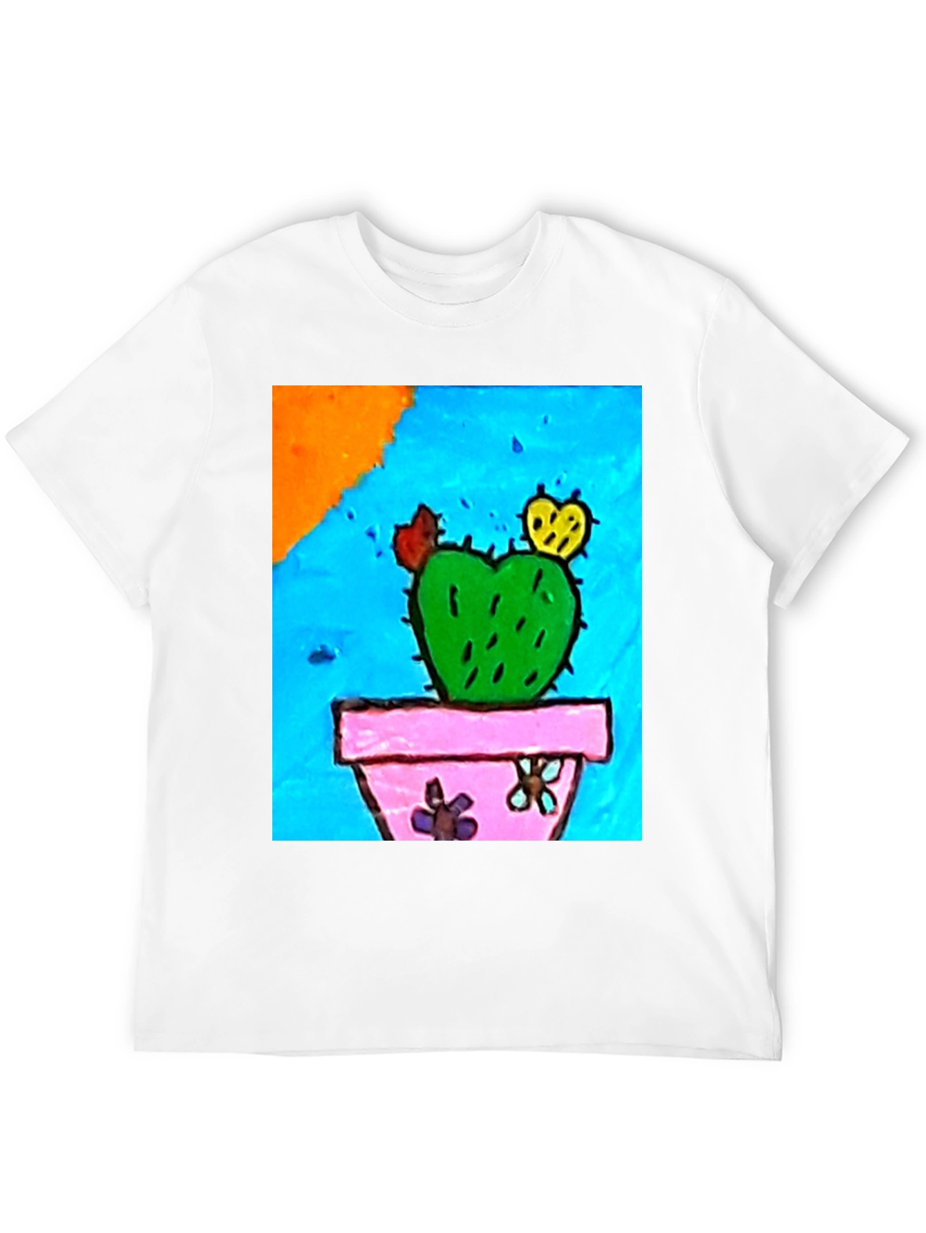 Black Quirky Cactus Graphic T-Shirt view 12