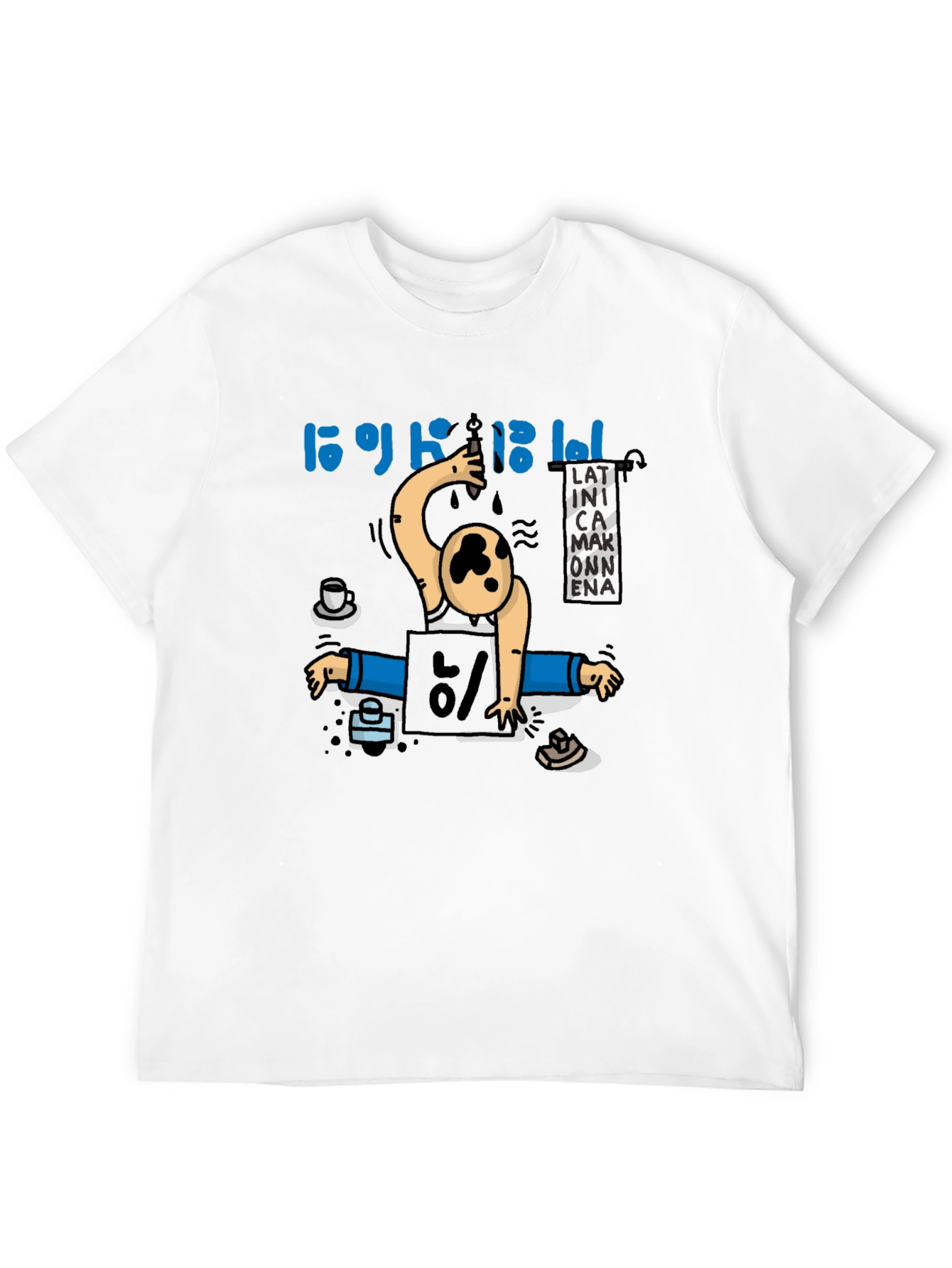 Black Humorous Graphic Print Black T-Shirt view 12