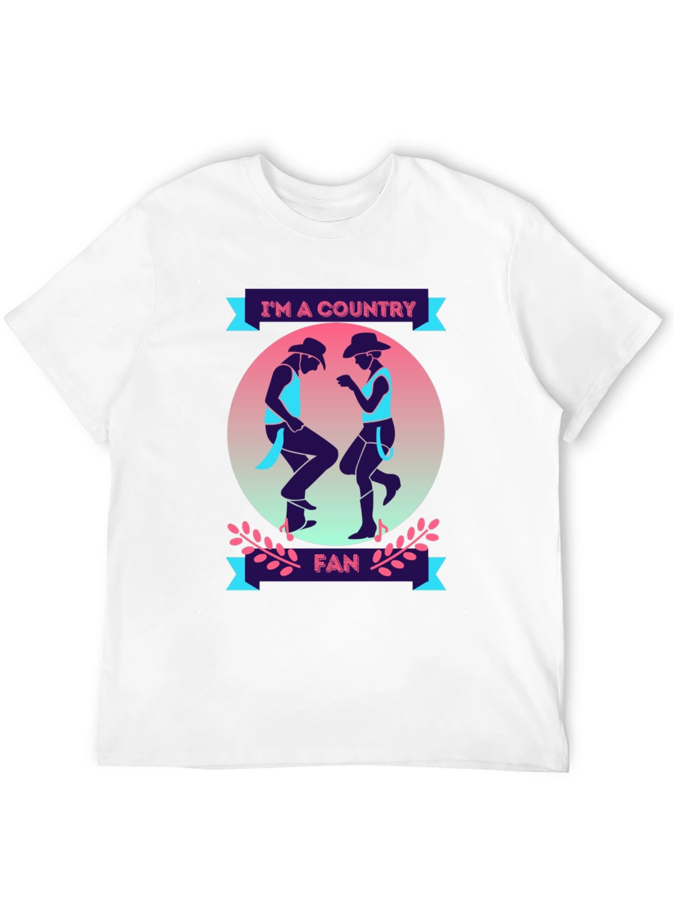 Black Country Music Fan T-Shirt view 12