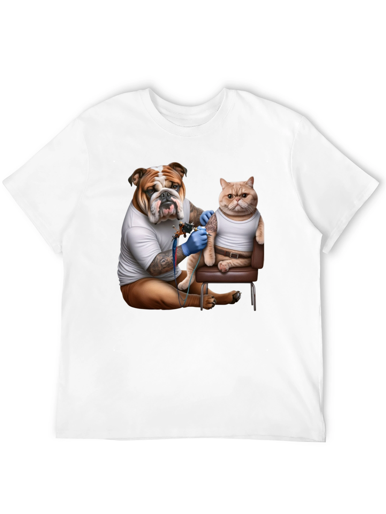 Black Dog Tattoo Artist T-Shirt view 12