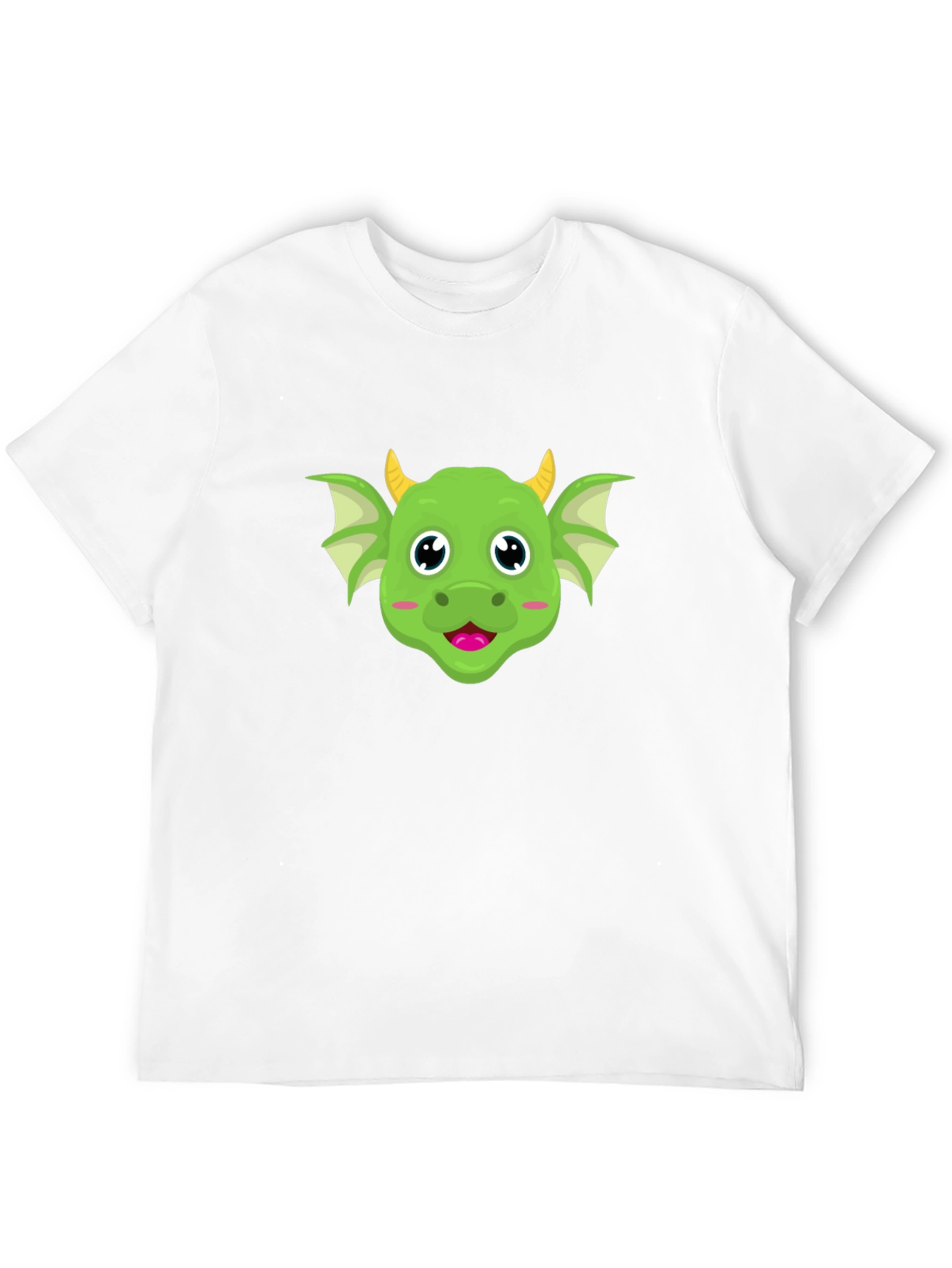 Black Cute Dragon Cartoon Graphic Tee view 12