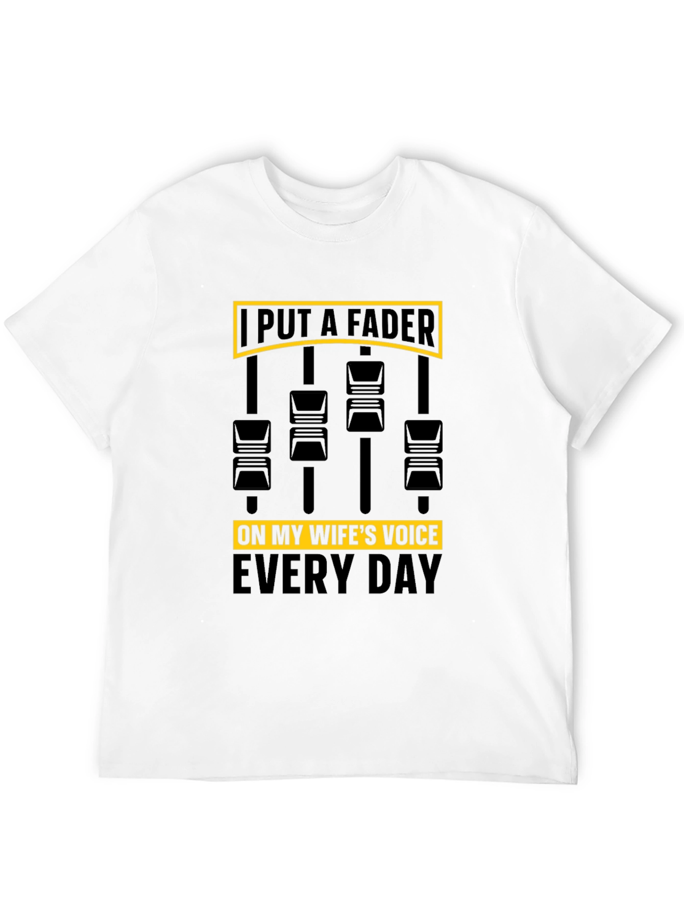 Black Put A Fader Funny Graphic T-Shirt view 12