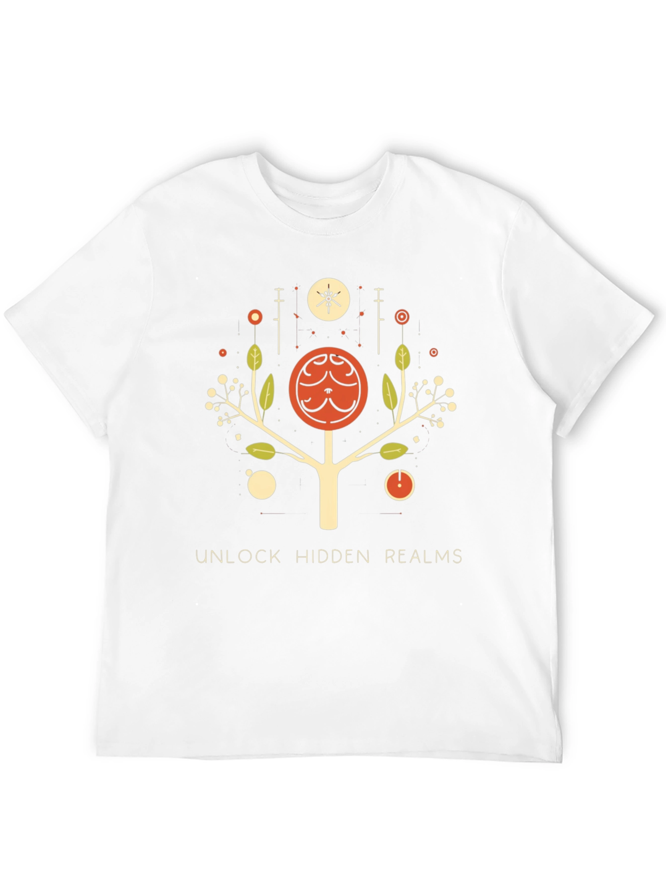 Black Unlock Hidden Realms Graphic Tee view 12