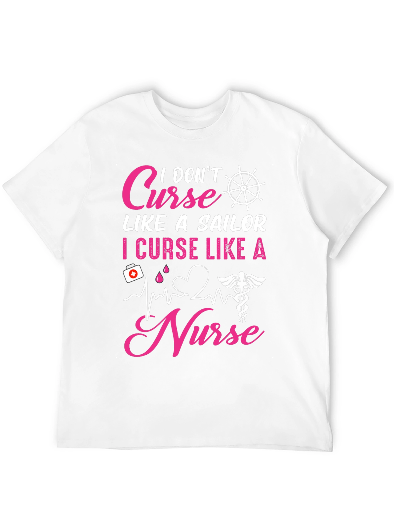 Black I Curse Like A Nurse T-Shirt view 12