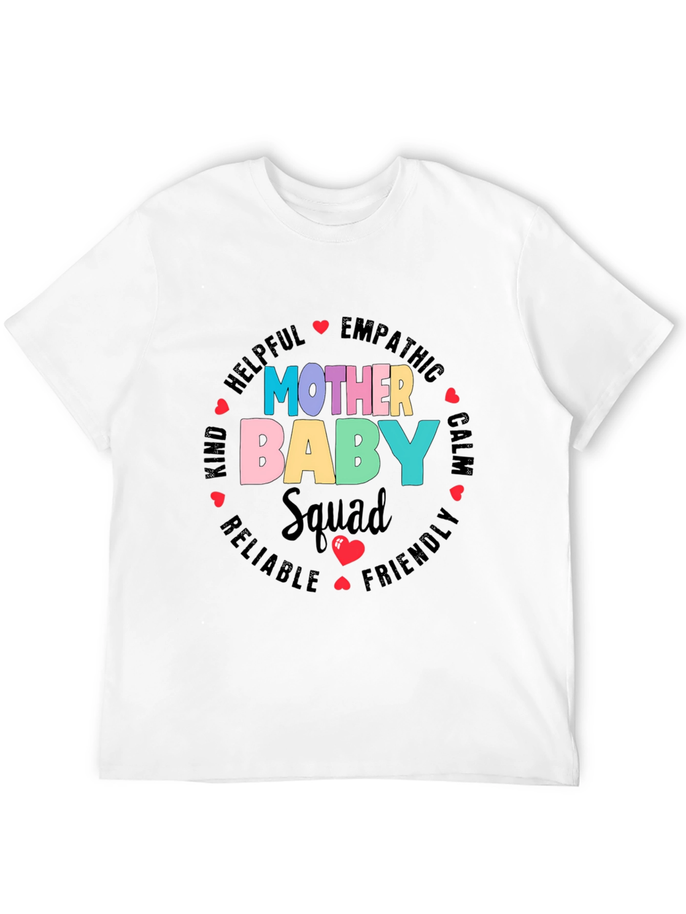 Black Mother Baby Squad Graphic Tee - Soft Cotton Blend view 12